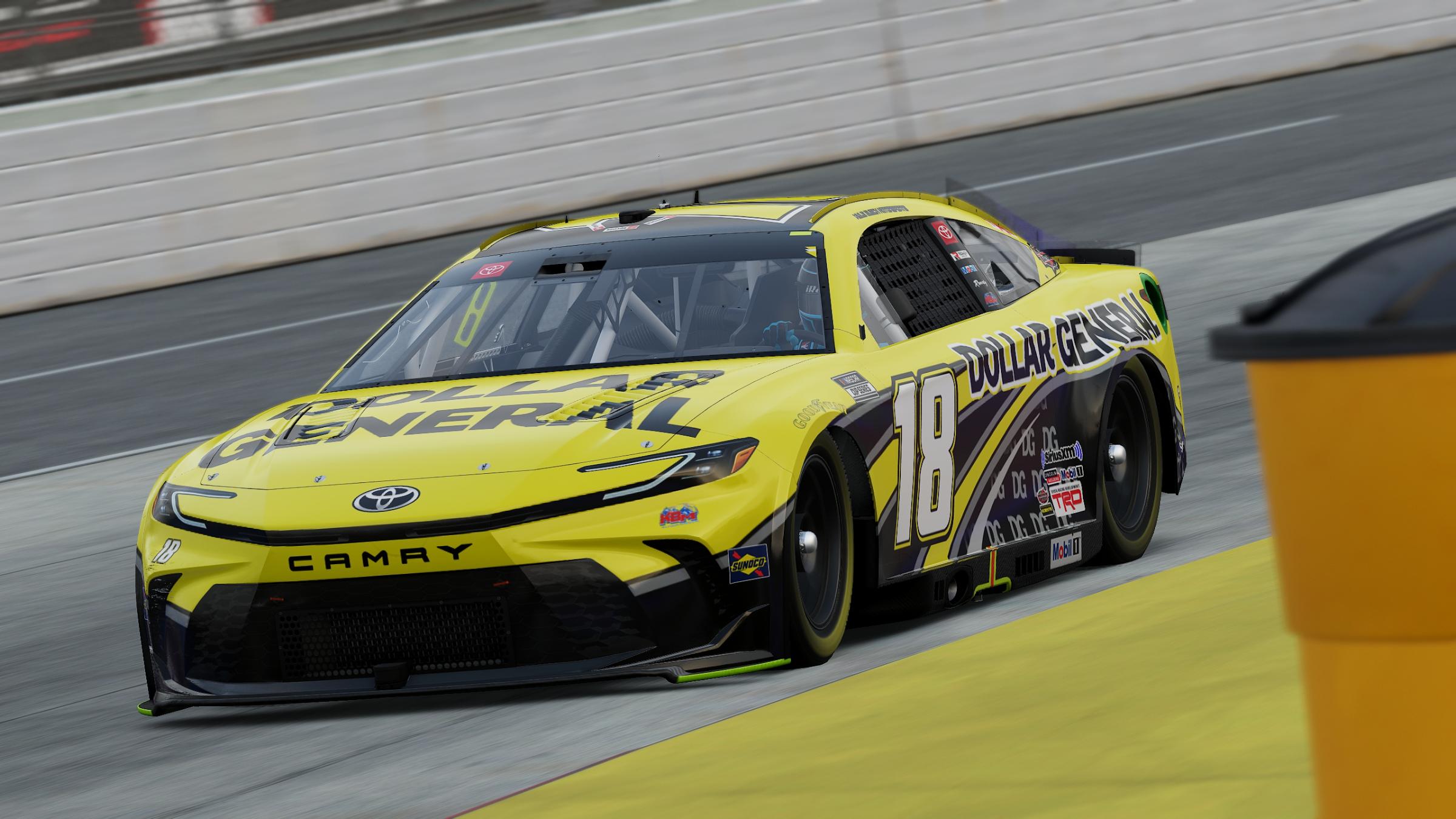 Preview of Kyle Busch Motorsports 2026 Dollar General Camry Throwback 18 (No Numbers) by Aledam Contreras