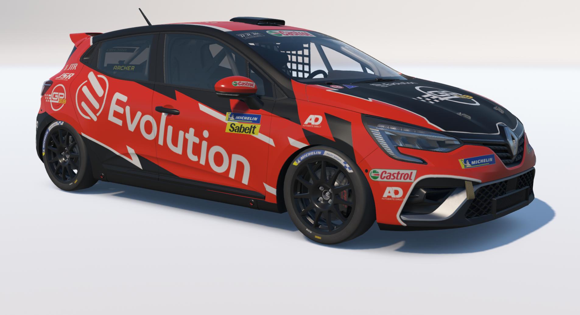Preview of Josh Stanton 2023 Livery theme for the Renault Clio Cup car by Keith Archer