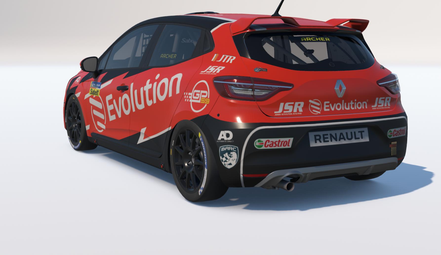 Preview of Josh Stanton 2023 Livery theme for the Renault Clio Cup car by Keith Archer