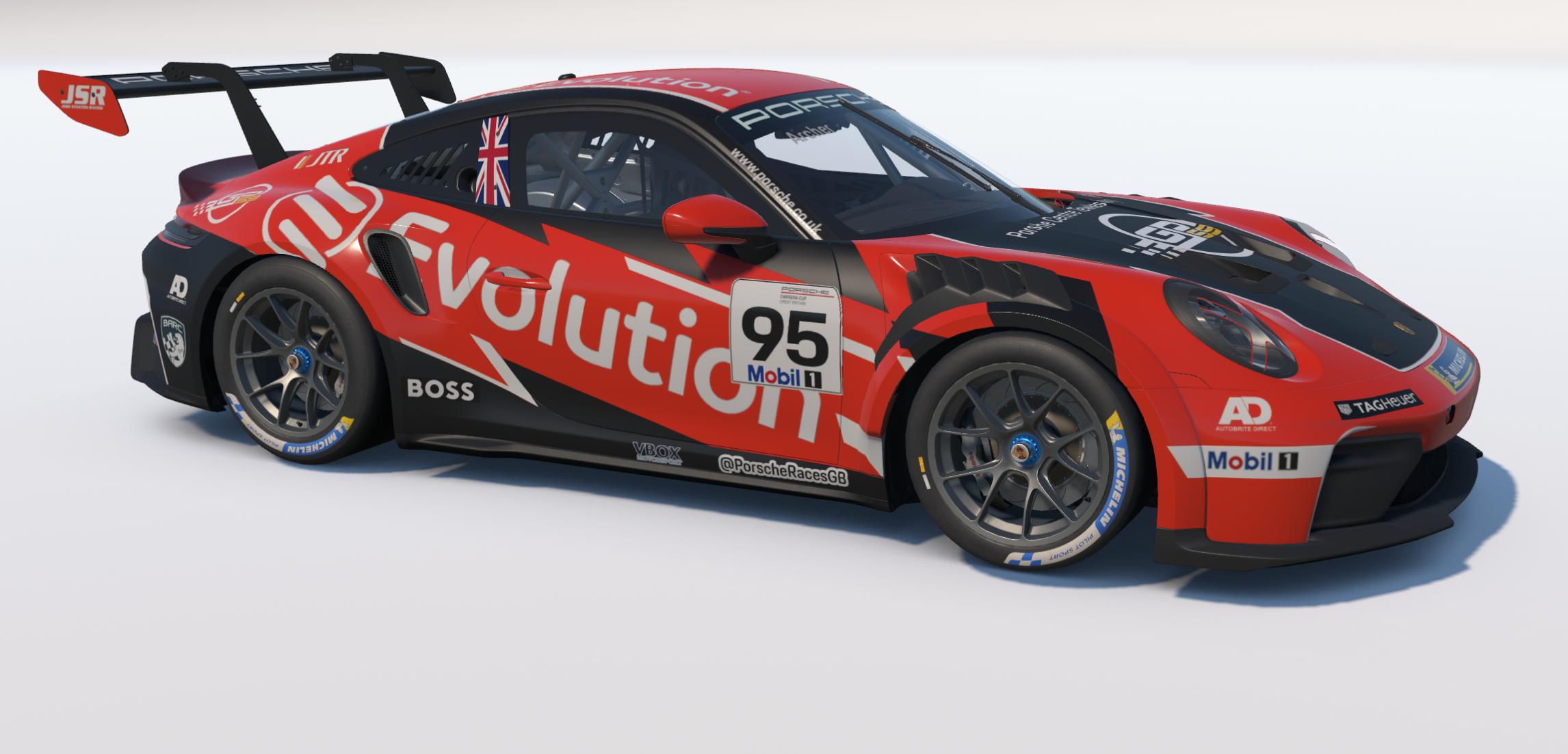 Preview of Josh Stantons 2023 Porsche Carrera Cup GB Livery on a current model 992.2 Cup Car. by Keith Archer