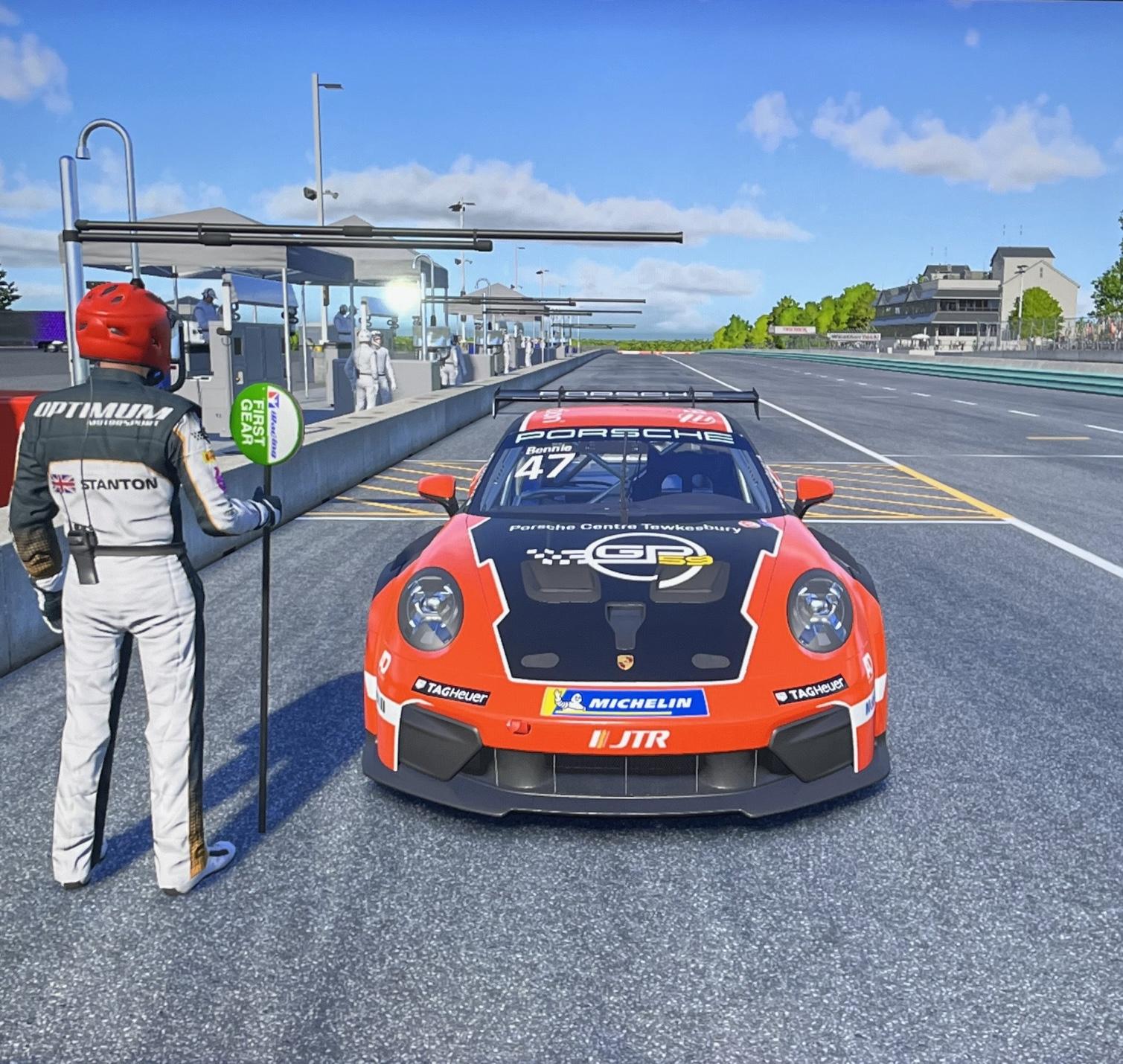 Preview of Josh Stantons 2023 Porsche Carrera Cup GB Livery on a current model 992.2 Cup Car. by Keith Archer