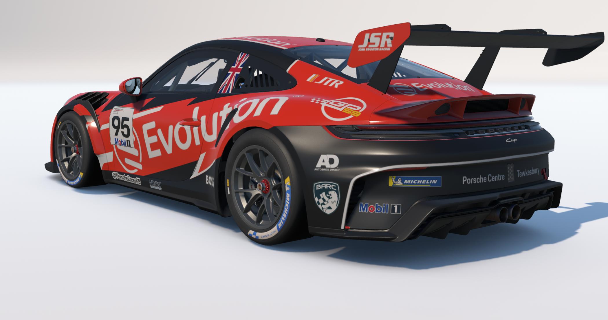 Preview of Josh Stantons 2023 Porsche Carrera Cup GB Livery on a current model 992.2 Cup Car. by Keith Archer