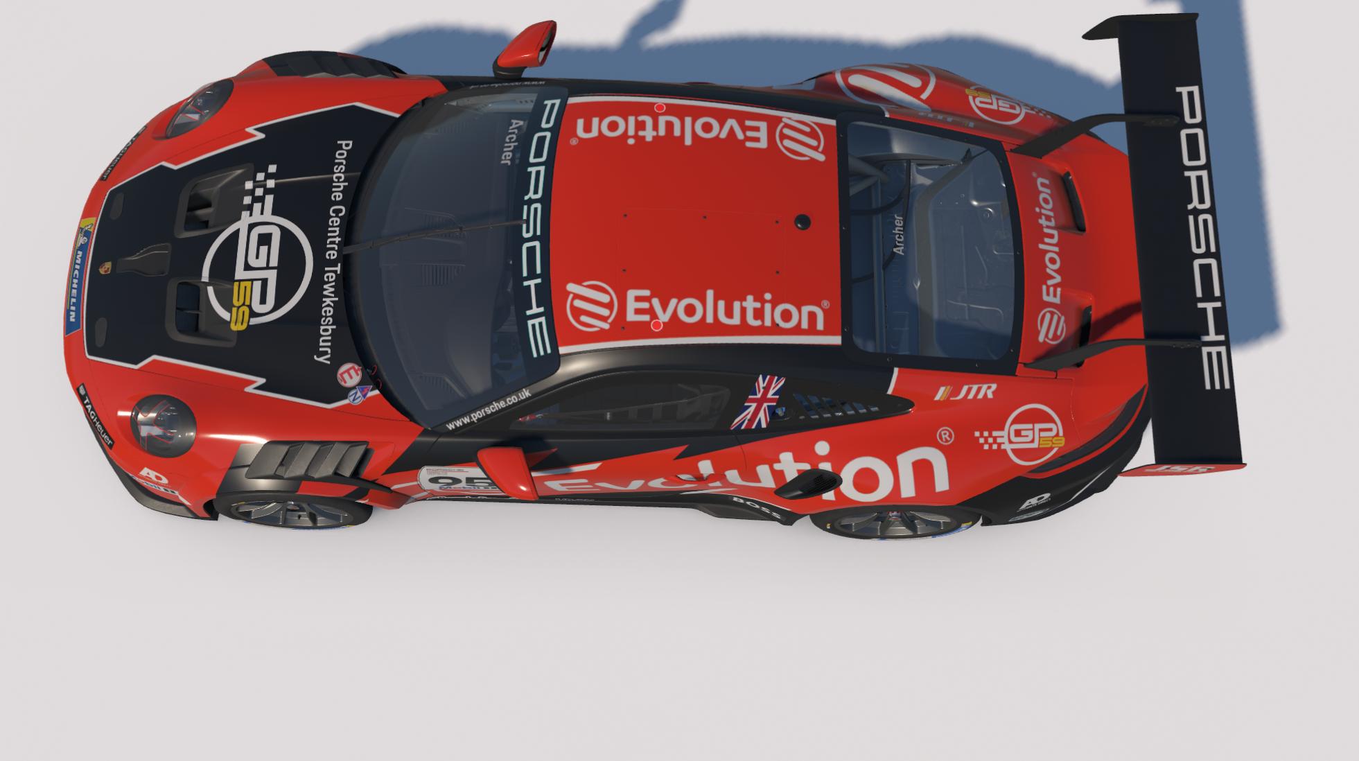 Preview of Josh Stantons 2023 Porsche Carrera Cup GB Livery on a current model 992.2 Cup Car. by Keith Archer