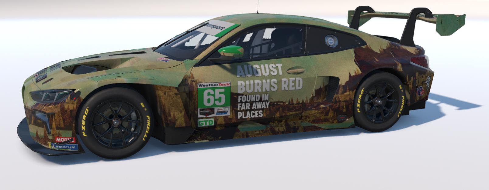 Preview of August Burns Red Found in Far Away Places - BMW M4 GT3 by Aaron Claybaugh