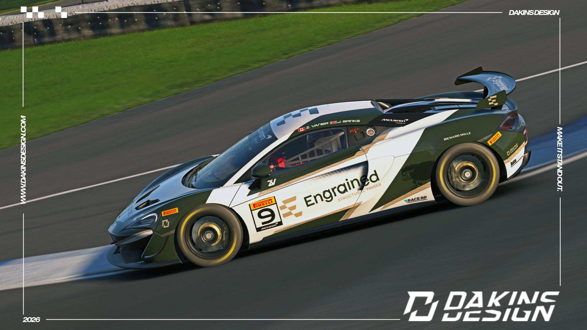 Preview of OFFICIAL Auto Eclectic Motorsports X Engrained Structural Timber McLaren Artura Trophy EVO McLaren Trophy America by Jason Dakins