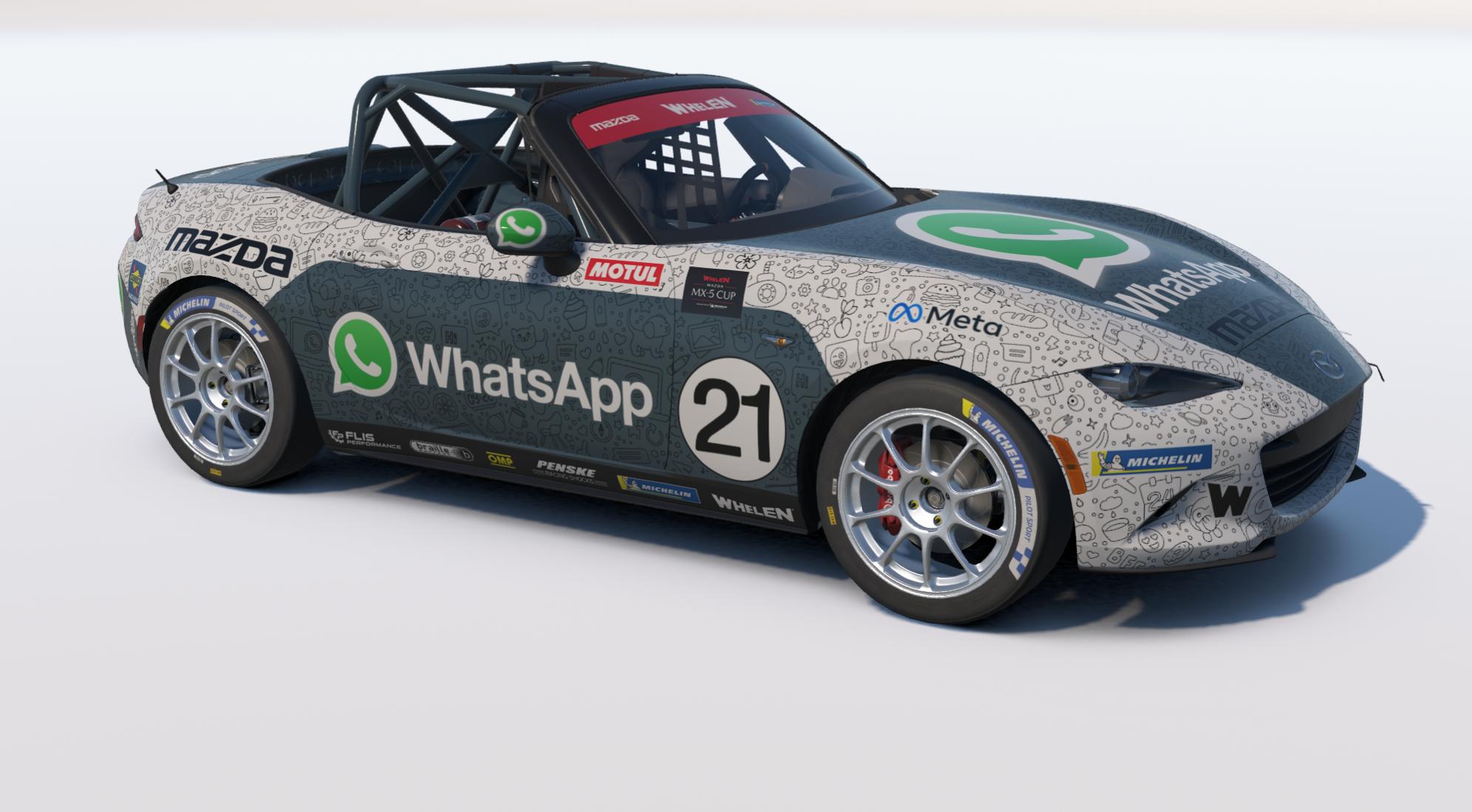 Preview of WhatsApp theme for Mazda MX-5 by Keith Archer