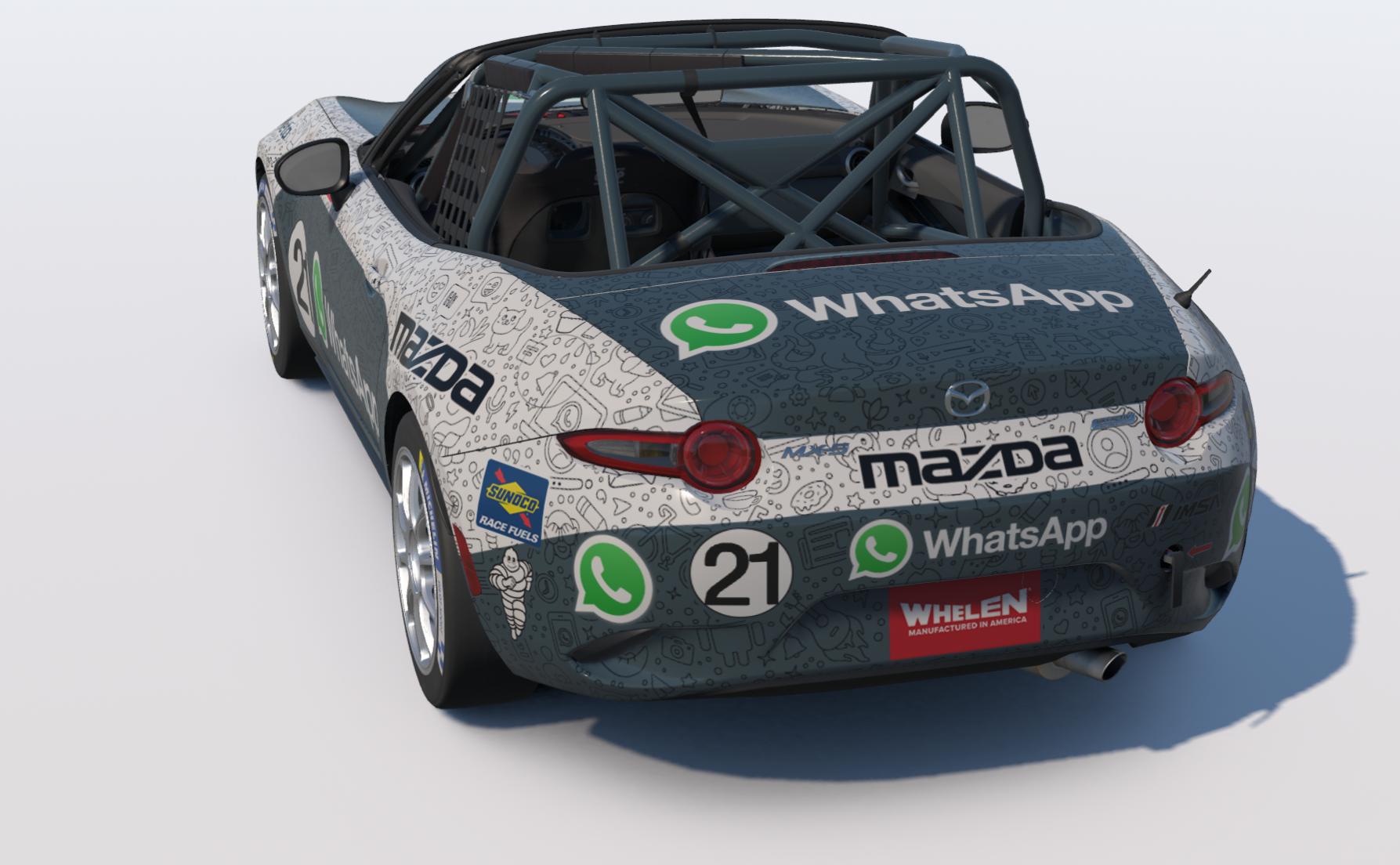 Preview of WhatsApp theme for Mazda MX-5 by Keith Archer