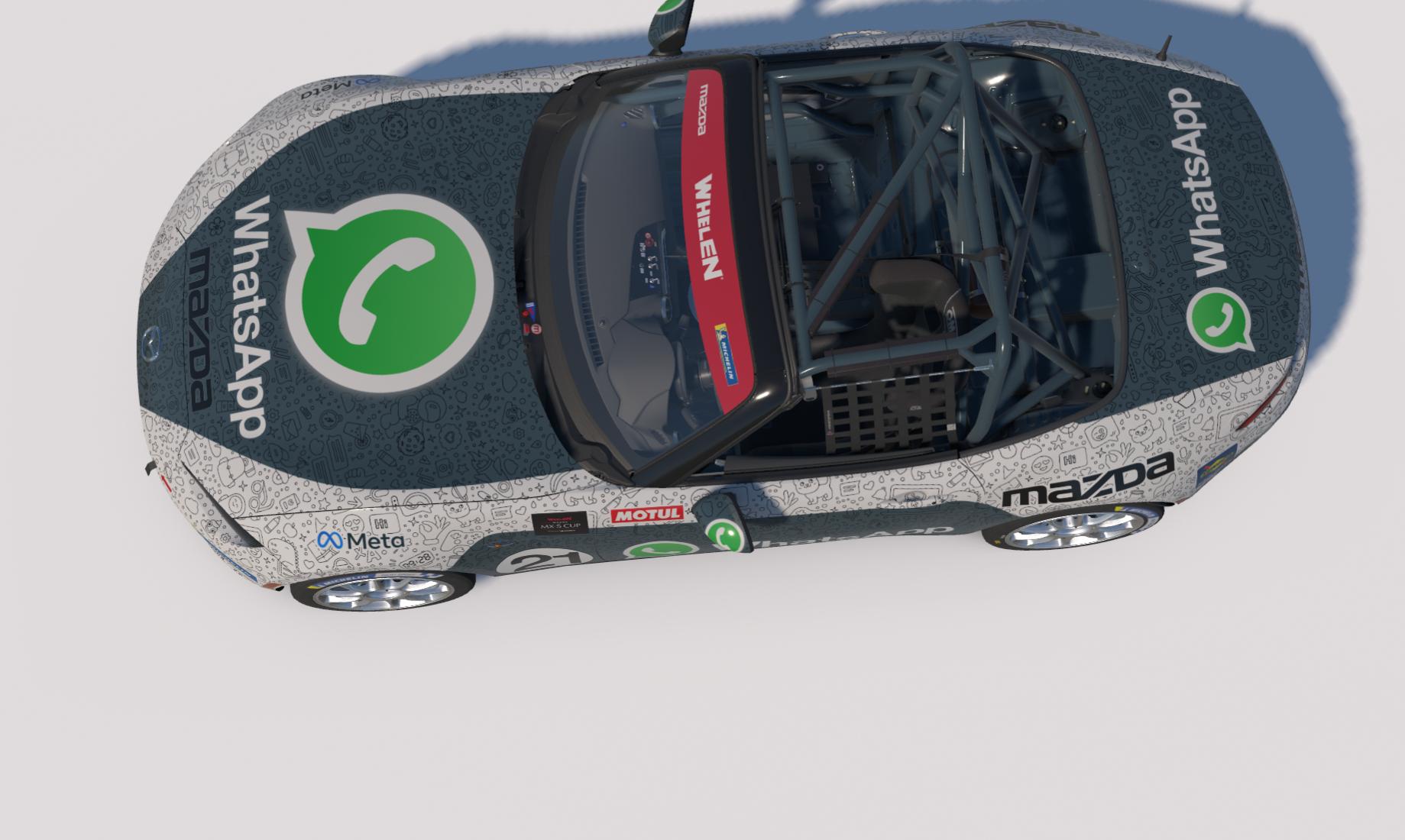Preview of WhatsApp theme for Mazda MX-5 by Keith Archer