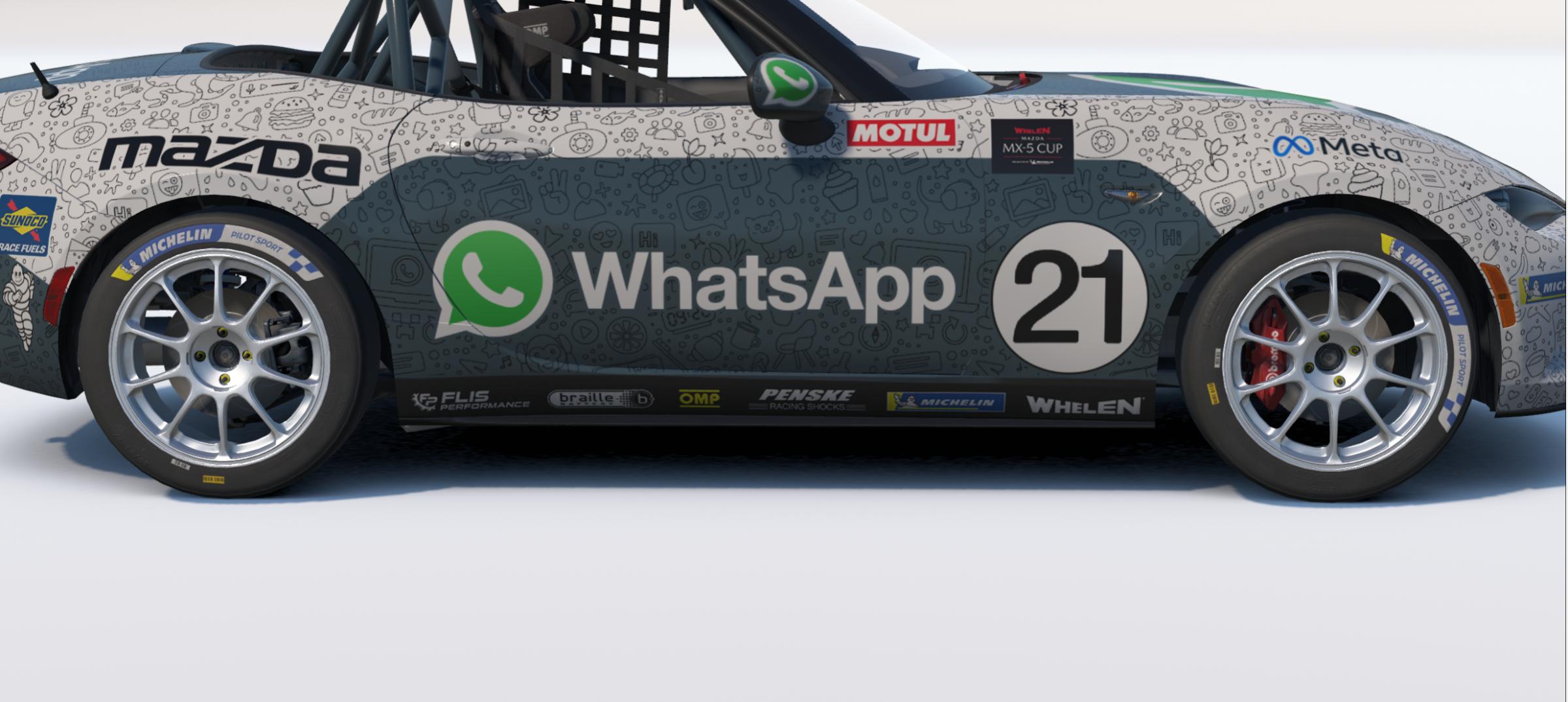 Preview of WhatsApp theme for Mazda MX-5 by Keith Archer