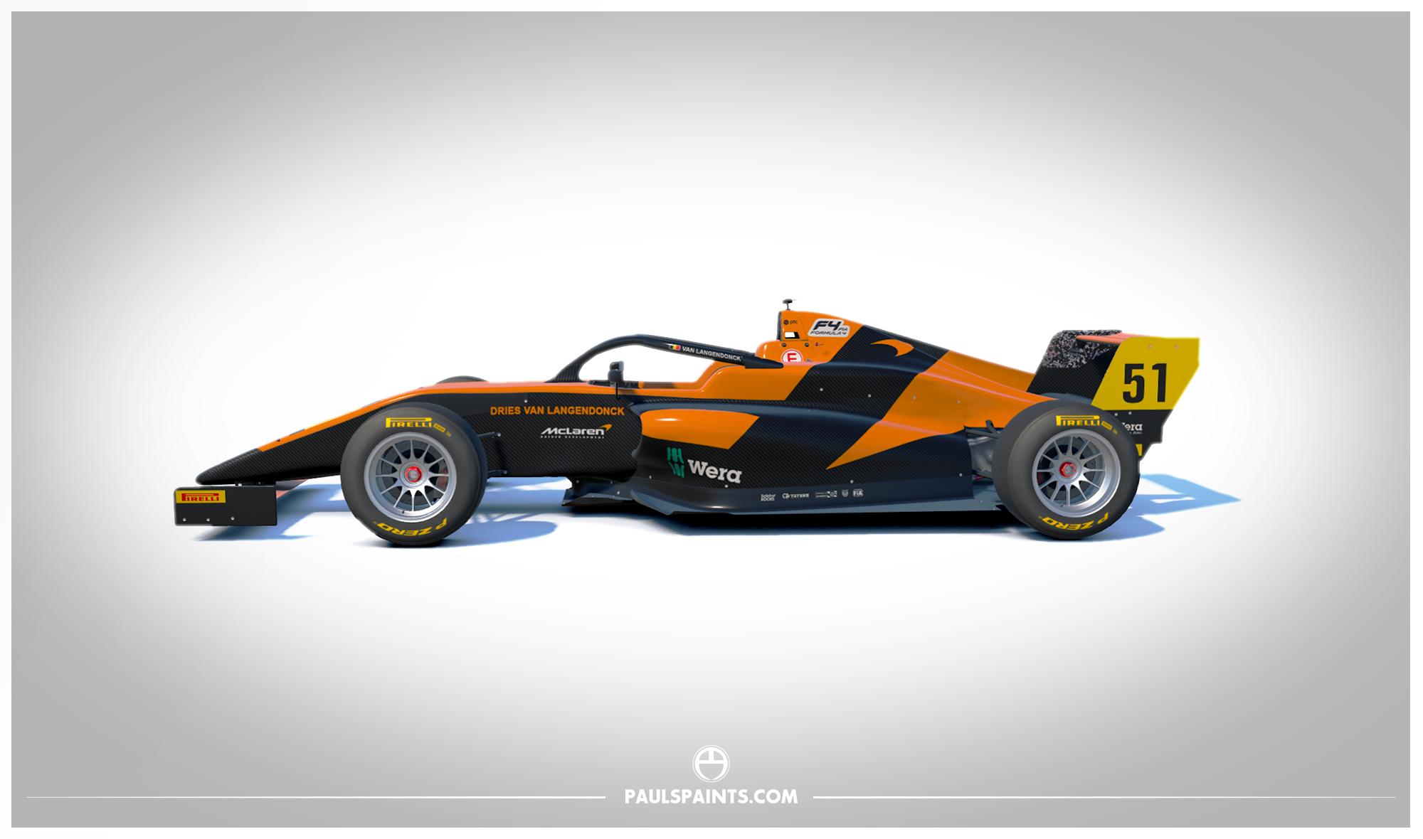Preview of 2026 British F4 Dries Van Langendonck by Paul R Chaloner