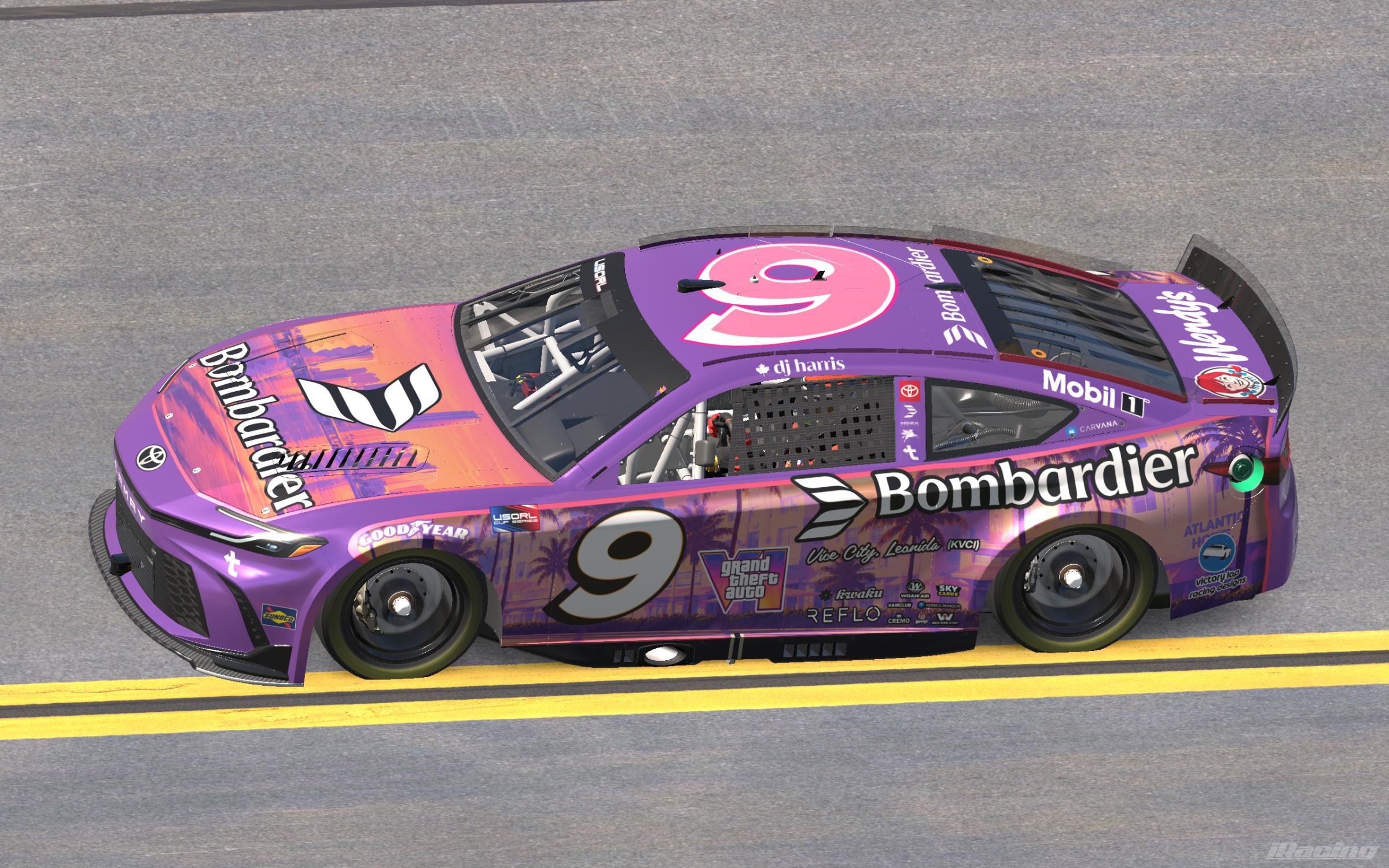 Preview of #9 - DJ Harris - Bombardier "Grand Theft Auto VI" Toyota Camry by Darrel Harris