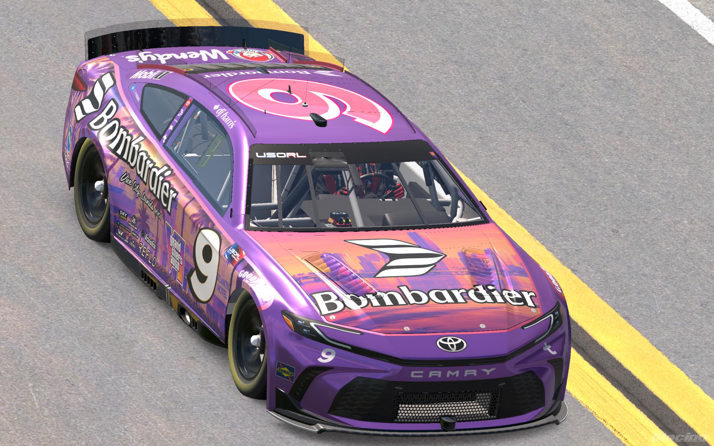 Preview of #9 - DJ Harris - Bombardier "Grand Theft Auto VI" Toyota Camry by Darrel Harris