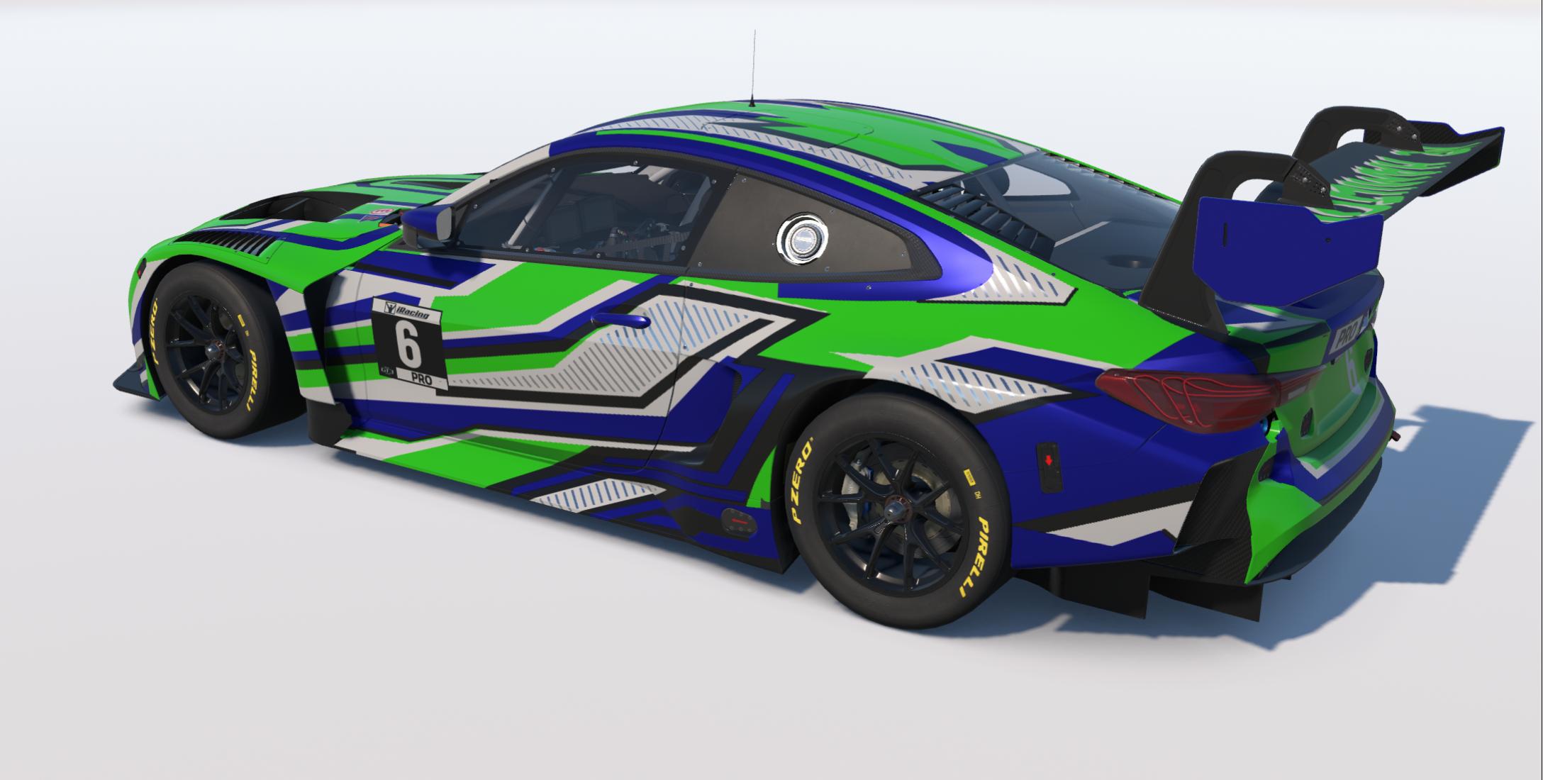 Preview of BMW M4 GT3 Evo Green Tron theme for Chris Hamilton by Keith Archer