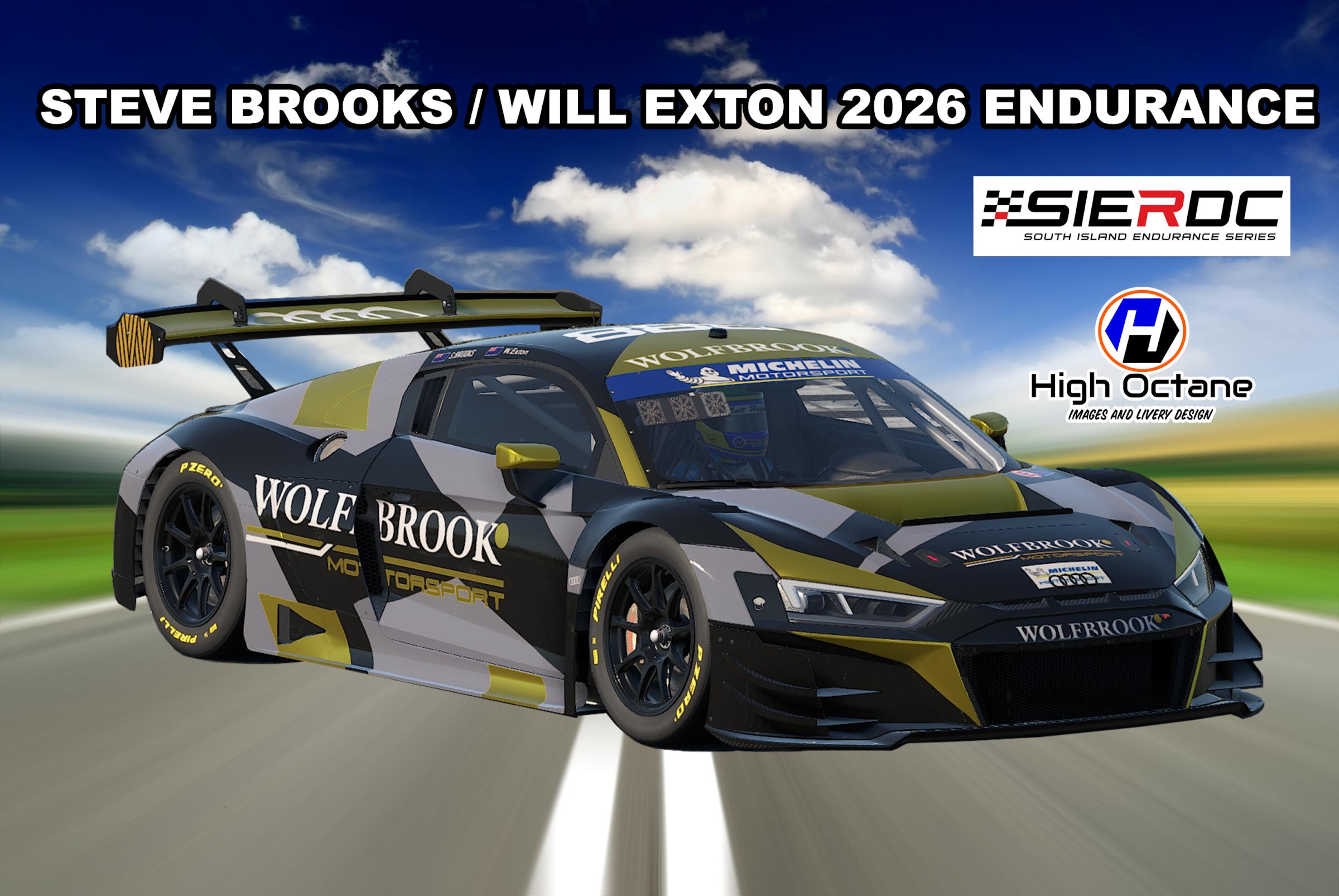 Preview of Steve Brooks / Will Exton 2026 Endurance Audi by Matt Heywood