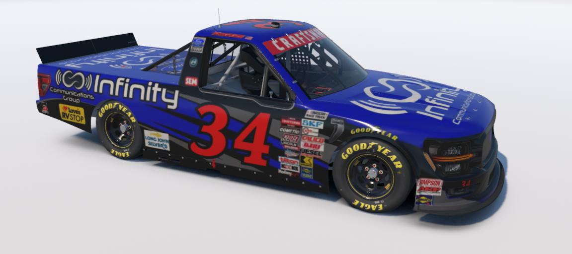 Layne Riggs #34 Infinity Communications by Isaac H. - Trading Paints