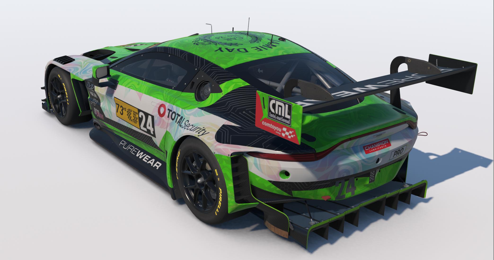 Preview of Comtoyou Racing Car #24 driven by Jamie Day for the 73rd Grand Prix Macau by Keith Archer