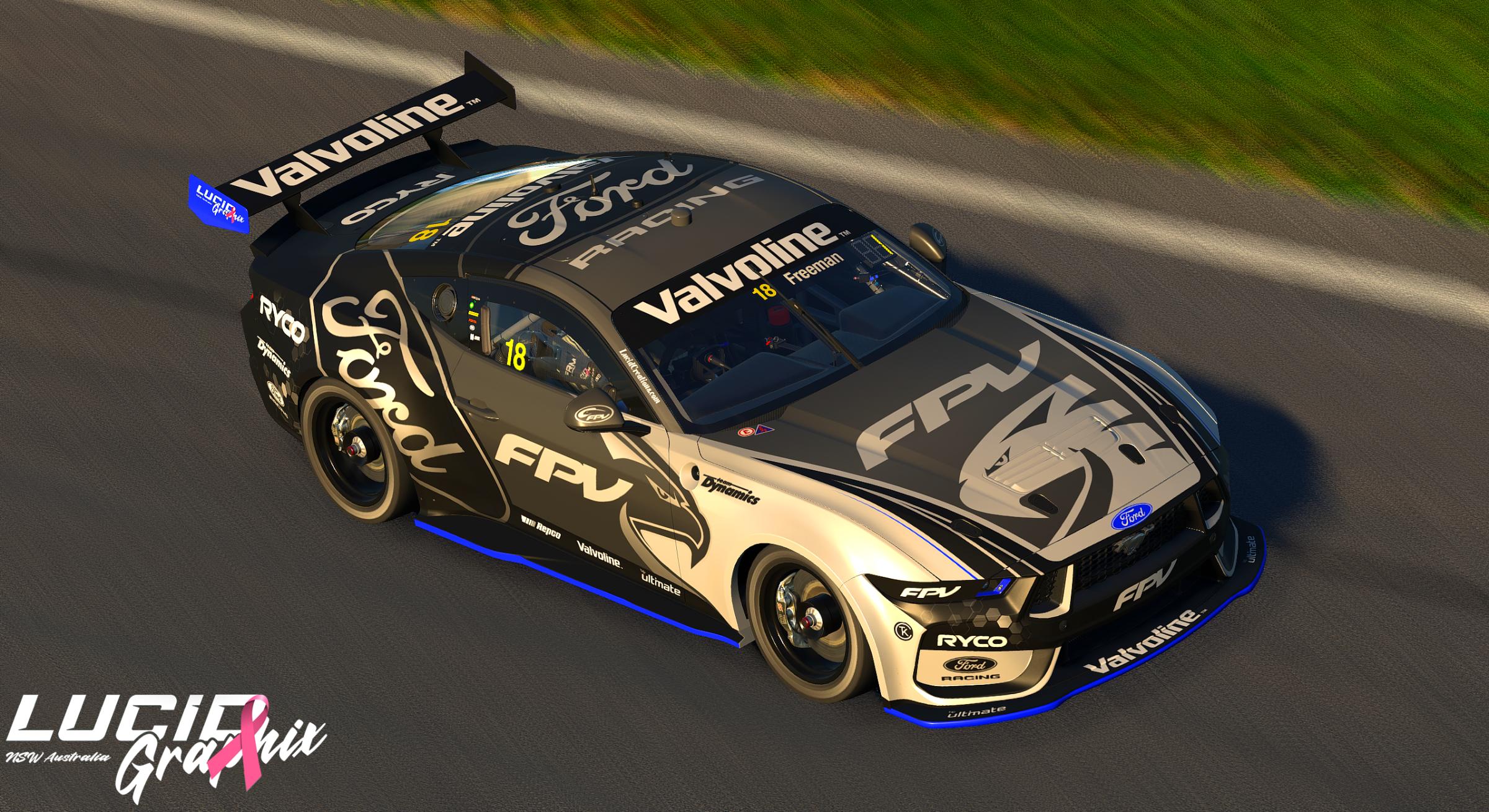 Preview of FPV Gen 3 Ford Mustang Supercar by Jacob Freeman