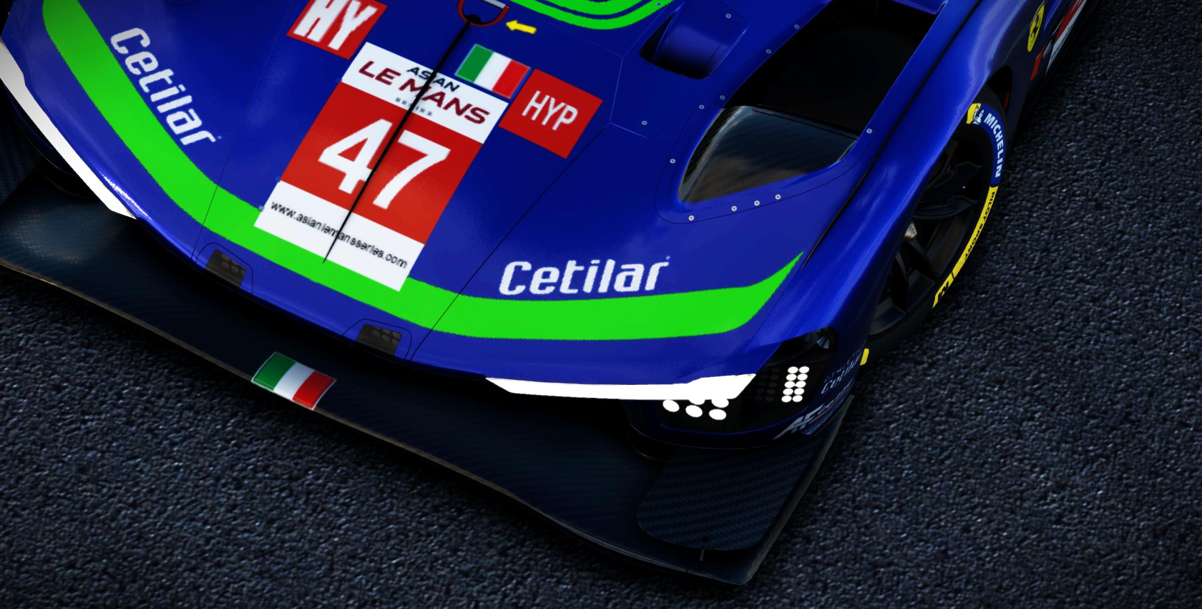 Preview of Cetilar Racing #47 Ferrari 499P 2026-27 ALMS Livery by Samuel J Ball
