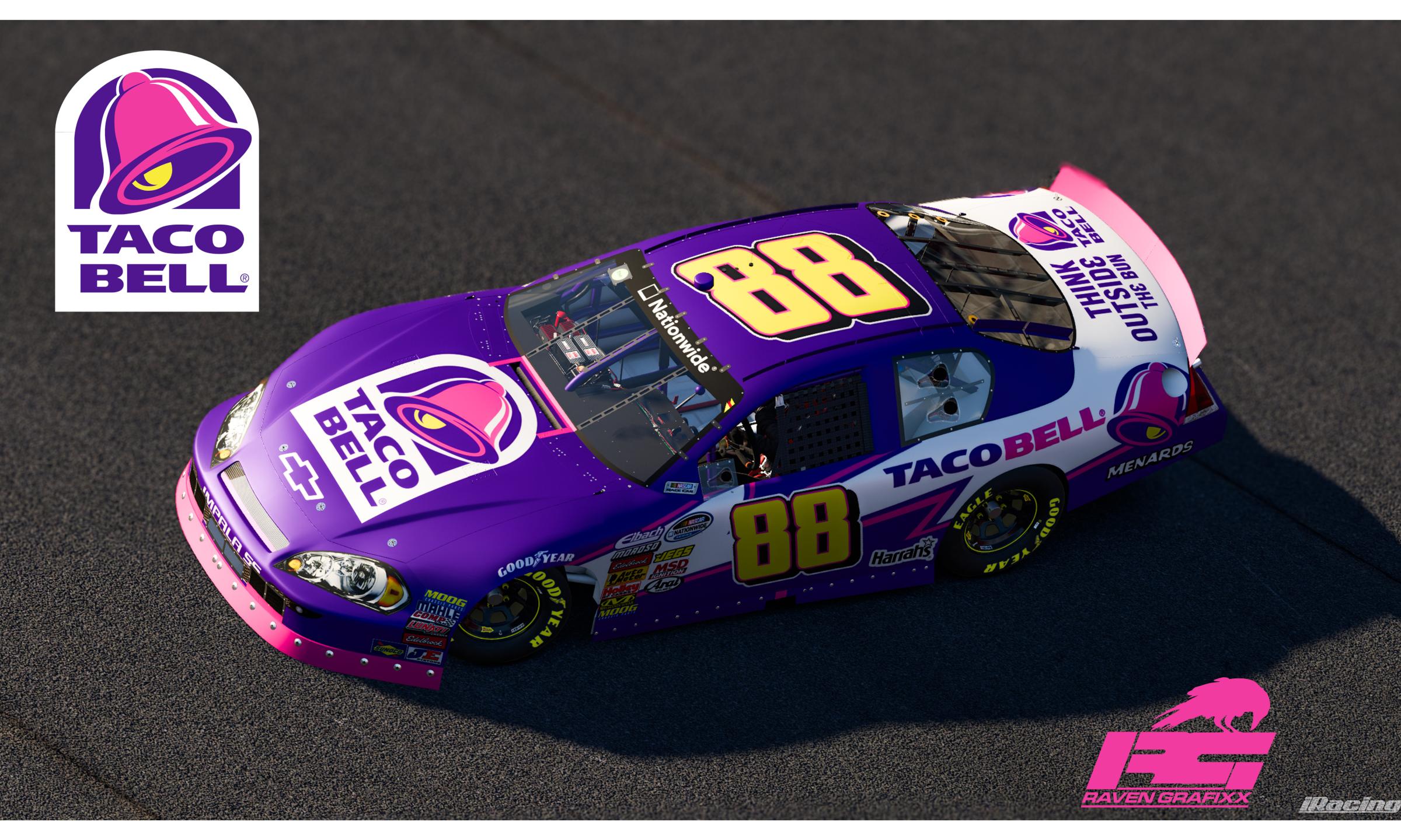 Preview of TacoBell Chevrolet Impala GEN 4 v1EE 2026 TP by Doyle Lowrance