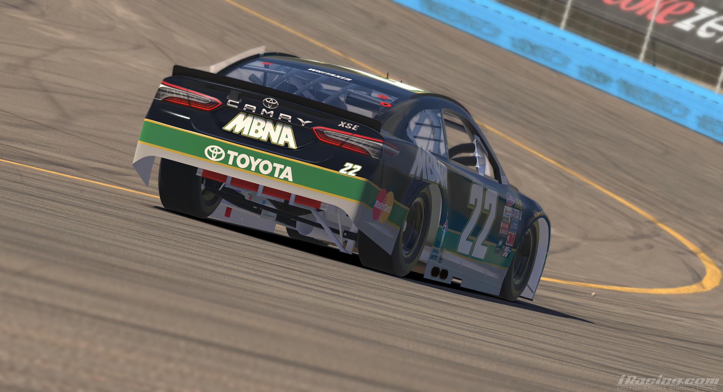 Mbna Racing MBNA Toyota Camry Throwback by Seth W. - Trading Paints