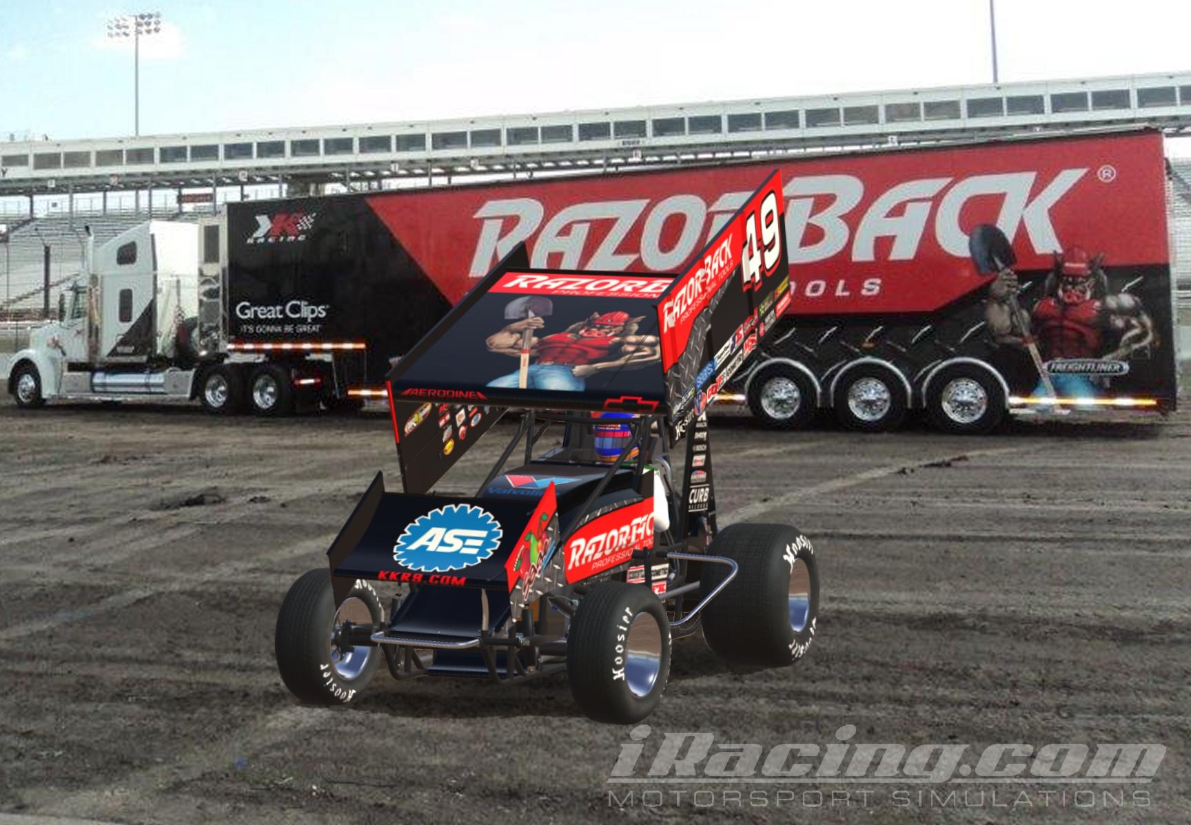 Razor Back Racing Razorback Dirt Sprint by Don Craig - Trading Paints