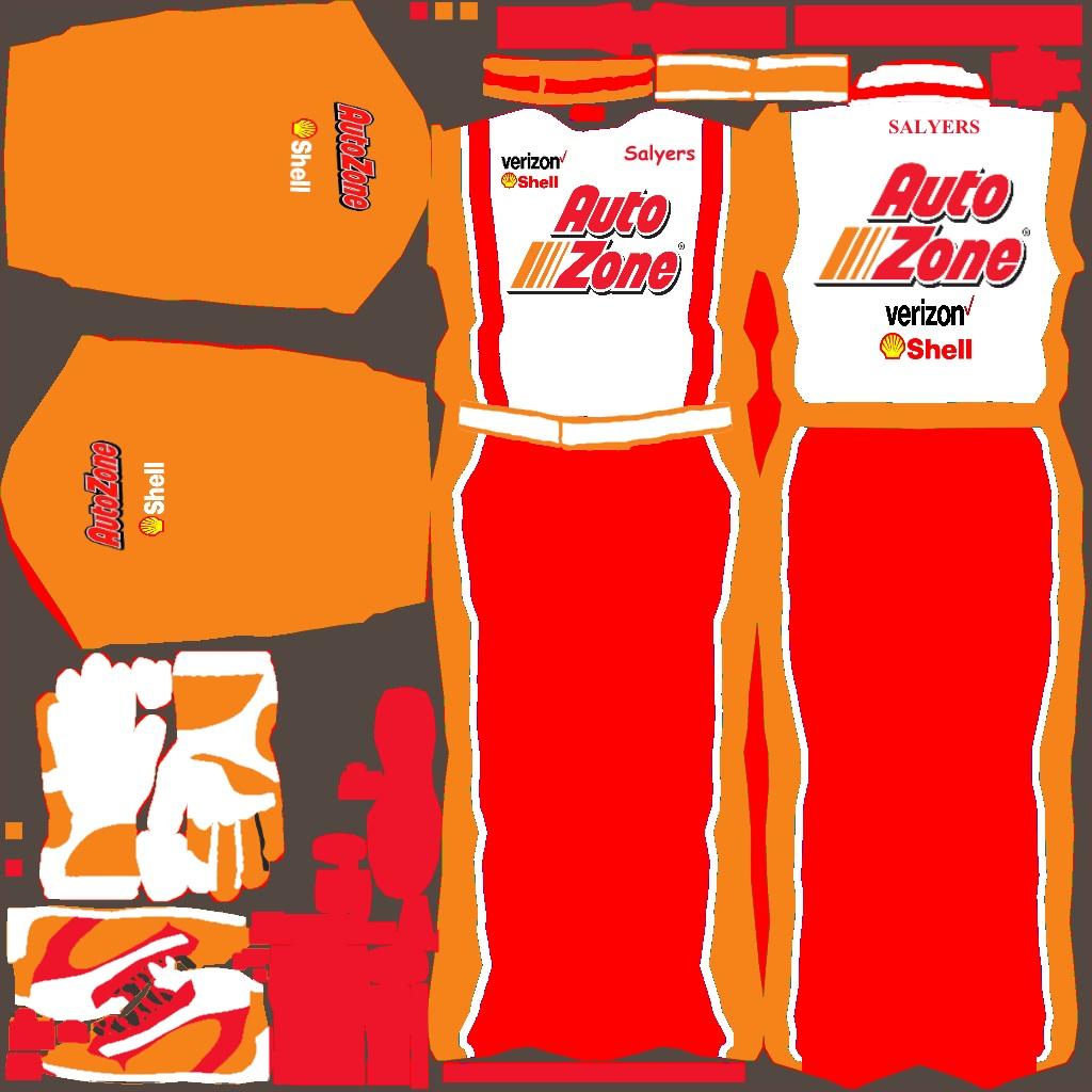 Auto Zone Driver Suit by JW Salyers Trading Paints