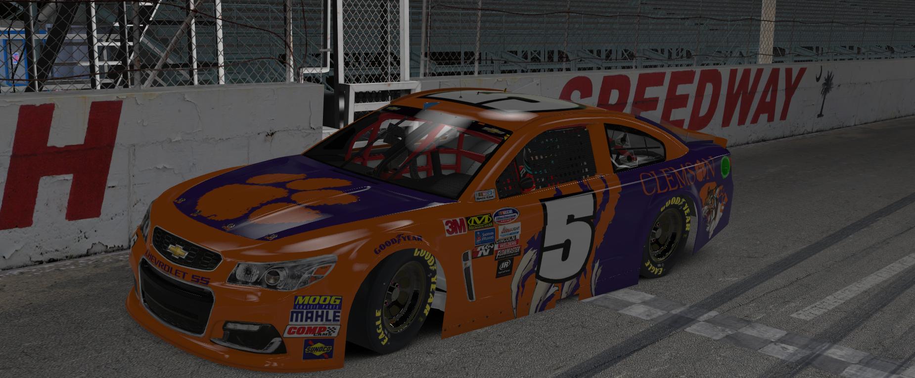 Preview of Clemson Tiger NASCAR Chevrolet SS by Jack Fellers