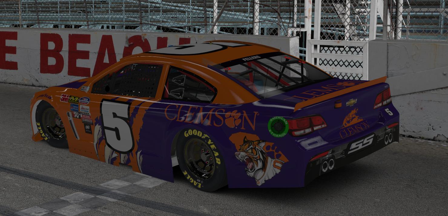 Preview of Clemson Tiger NASCAR Chevrolet SS by Jack Fellers