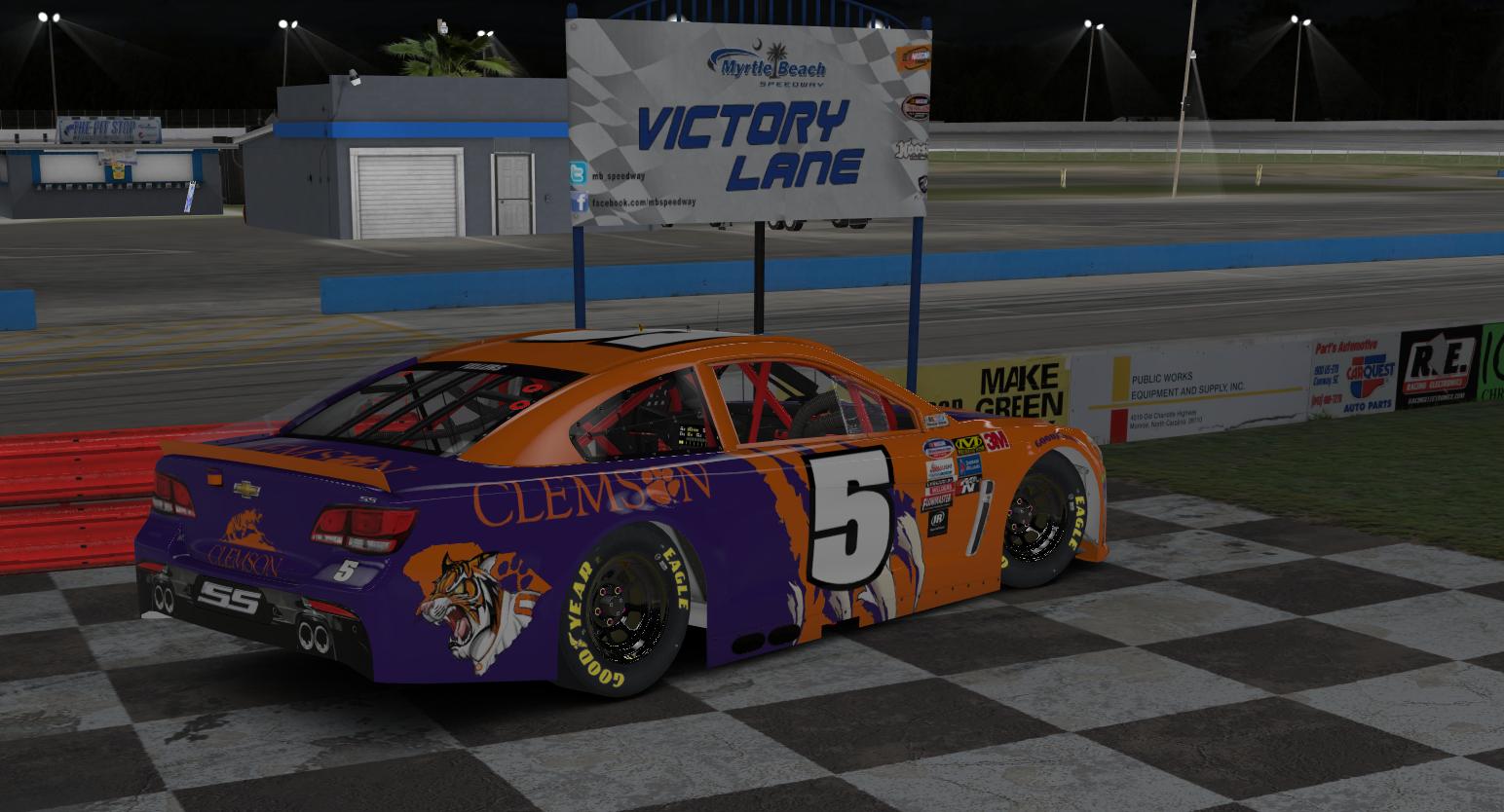 Preview of Clemson Tiger NASCAR Chevrolet SS by Jack Fellers