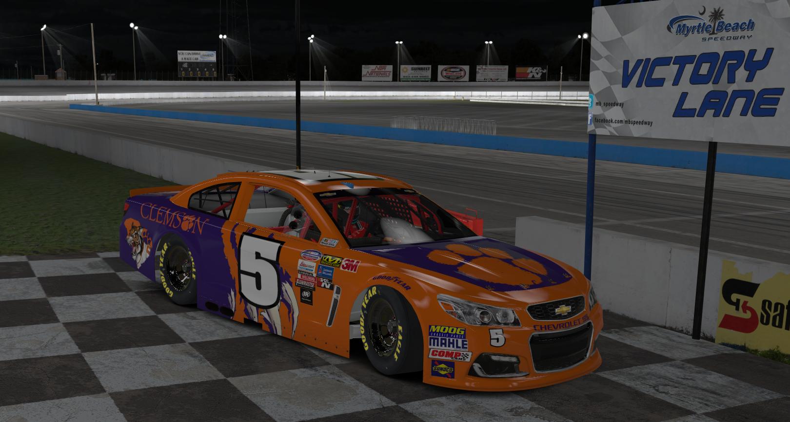 Preview of Clemson Tiger NASCAR Chevrolet SS by Jack Fellers
