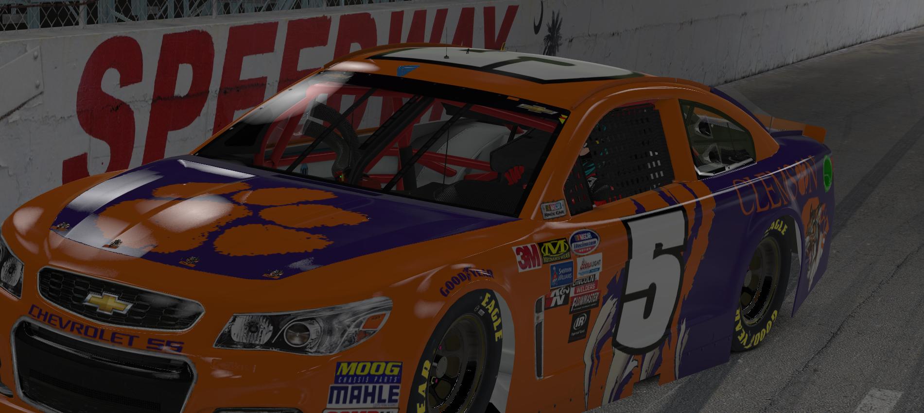 Preview of Clemson Tiger NASCAR Chevrolet SS by Jack Fellers