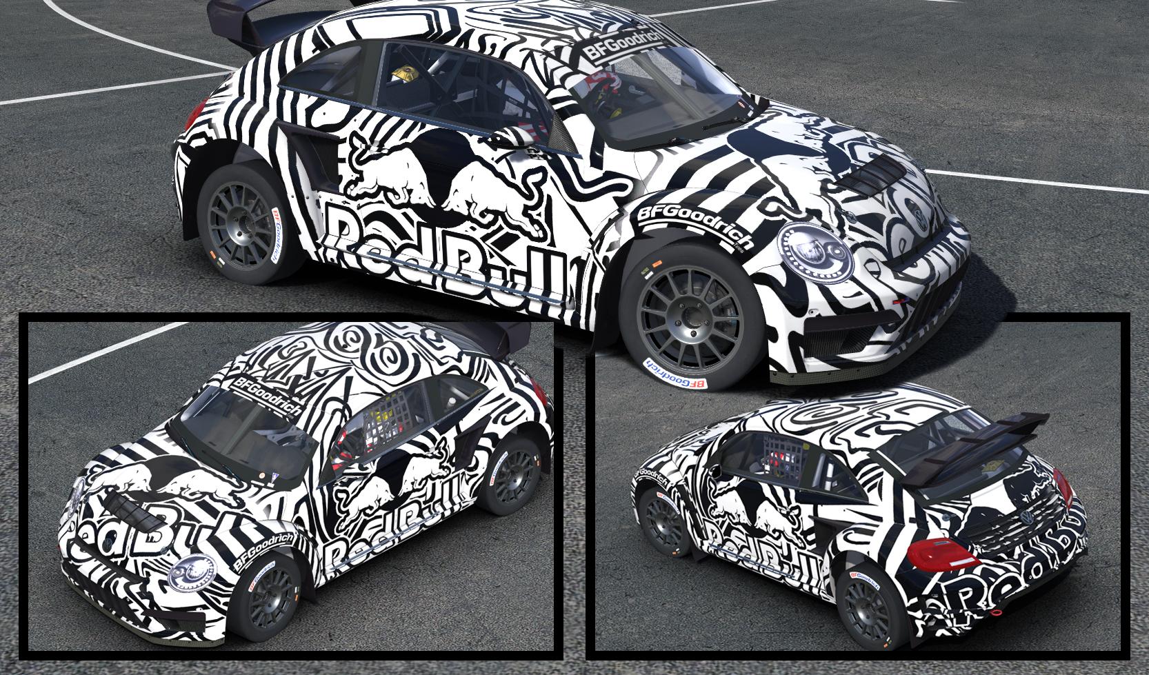 Preview of VW Beattle Red Bull Dazzel by Clyde Coman