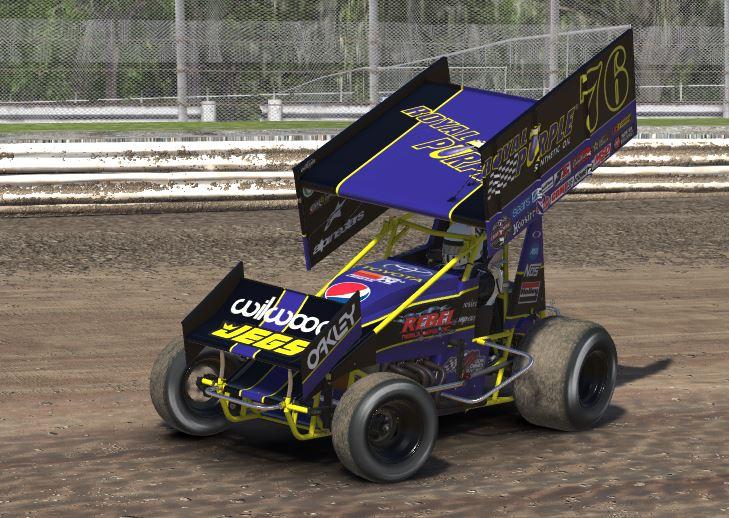 Preview of Royal Purple/Toyota Sprint Car by Cody Walling