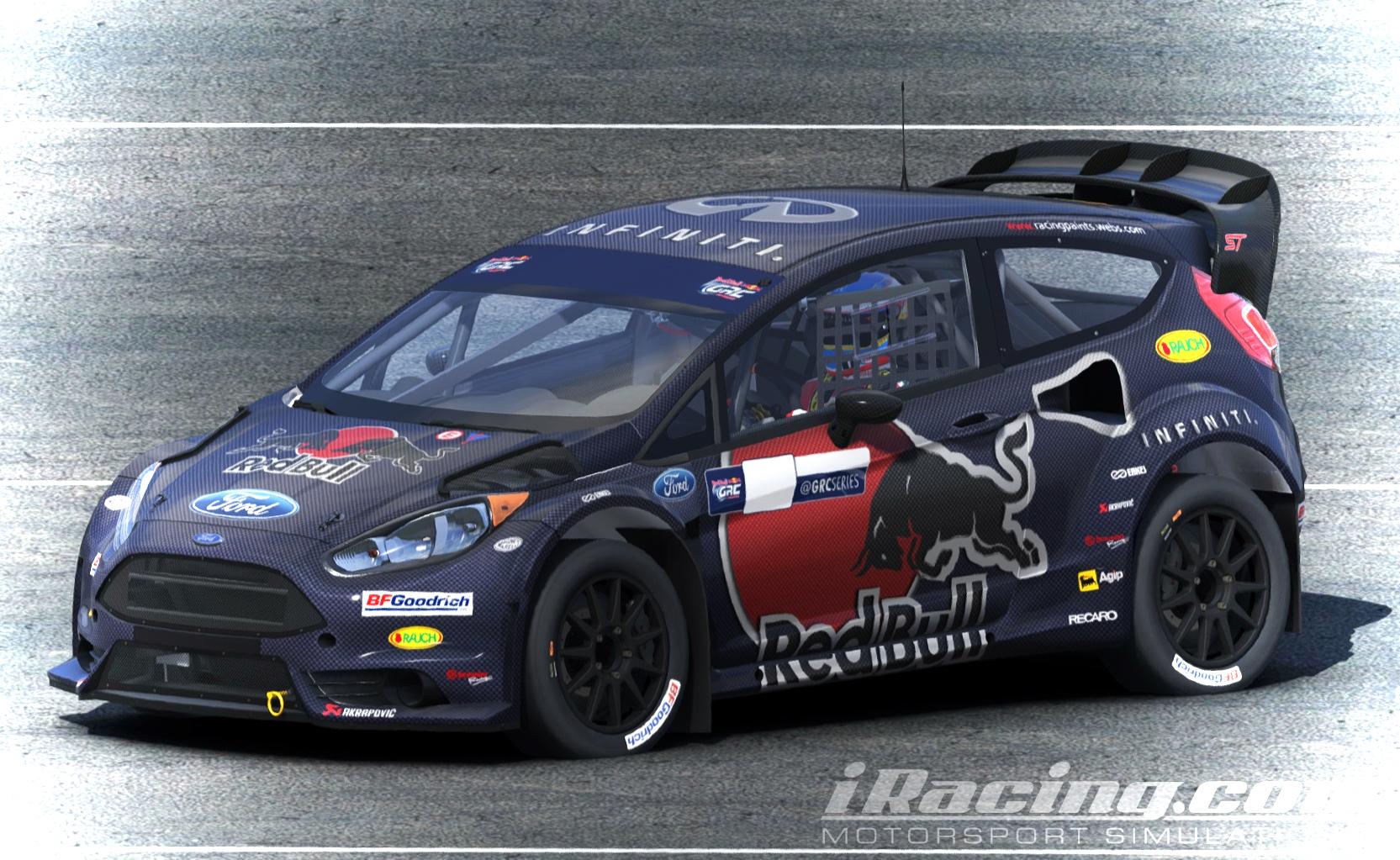 Preview of Ford Fiesta ST WRC CARBON RedBull Blu by Mitja M.