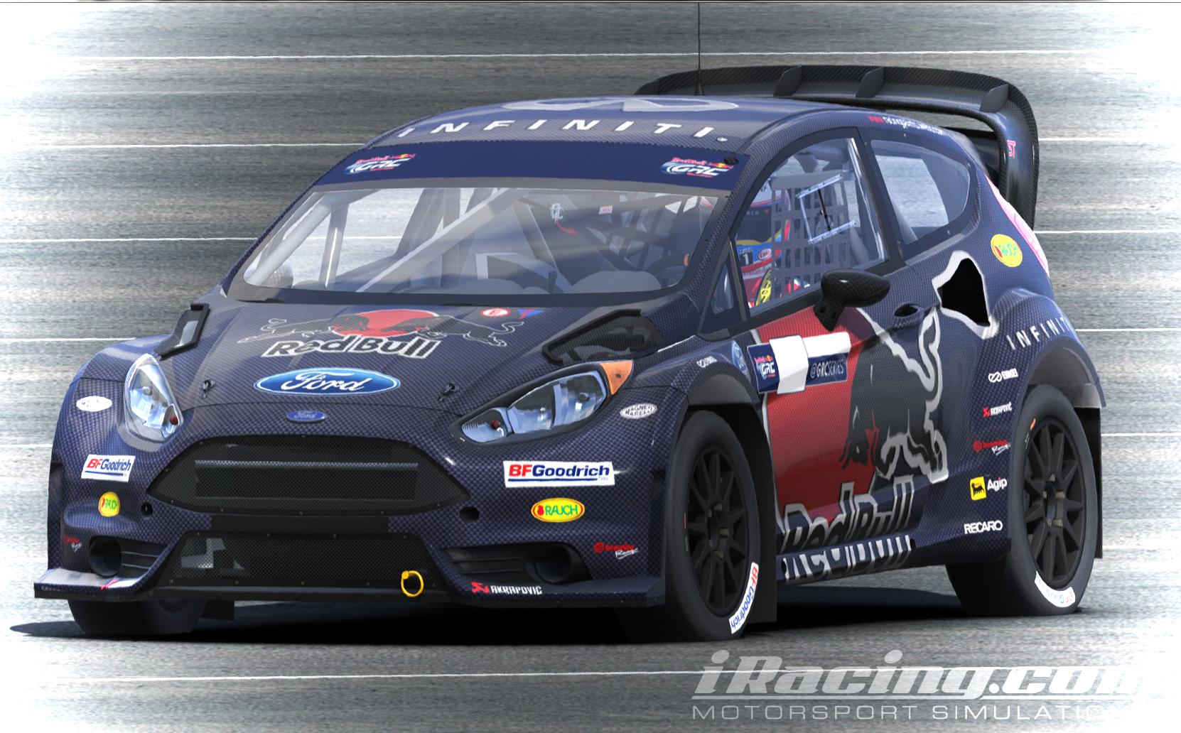 Preview of Ford Fiesta ST WRC CARBON RedBull Blu by Mitja M.