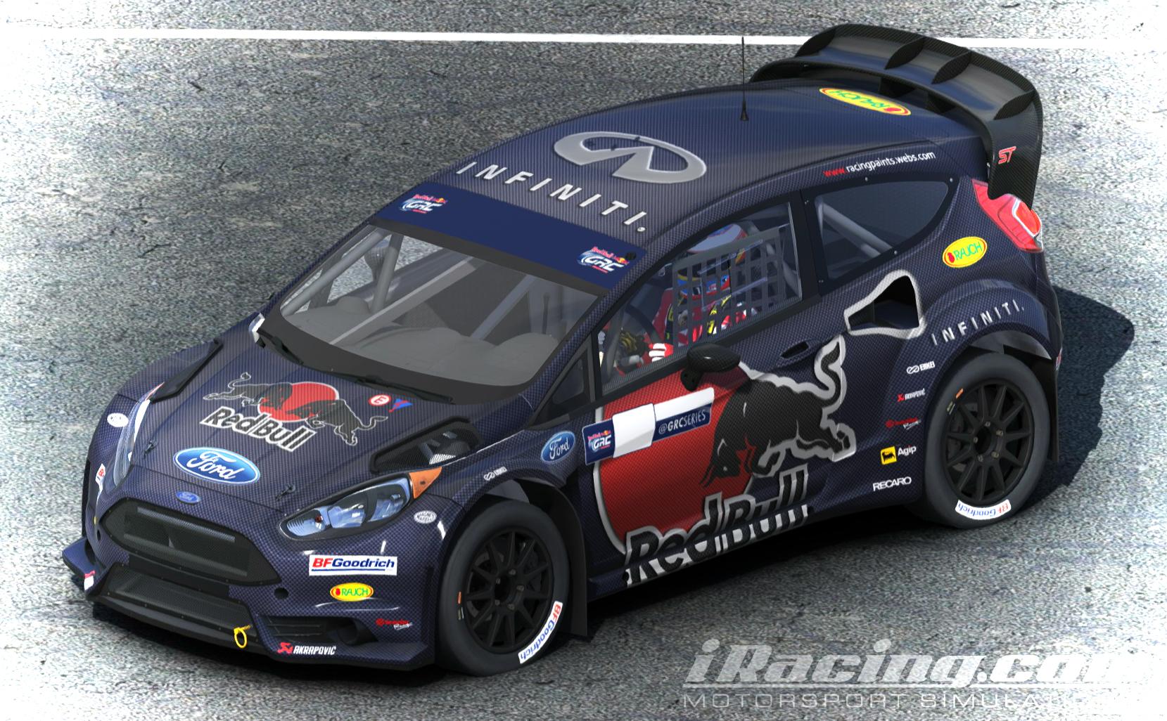 Preview of Ford Fiesta ST WRC CARBON RedBull Blu by Mitja M.