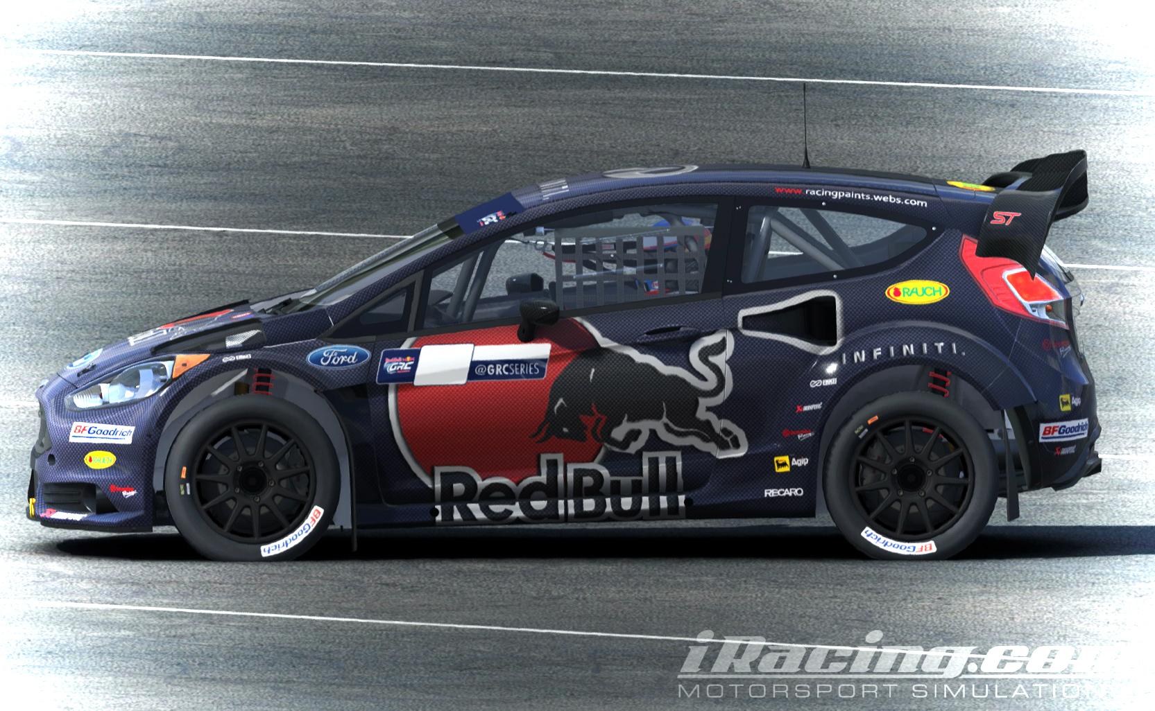 Preview of Ford Fiesta ST WRC CARBON RedBull Blu by Mitja M.