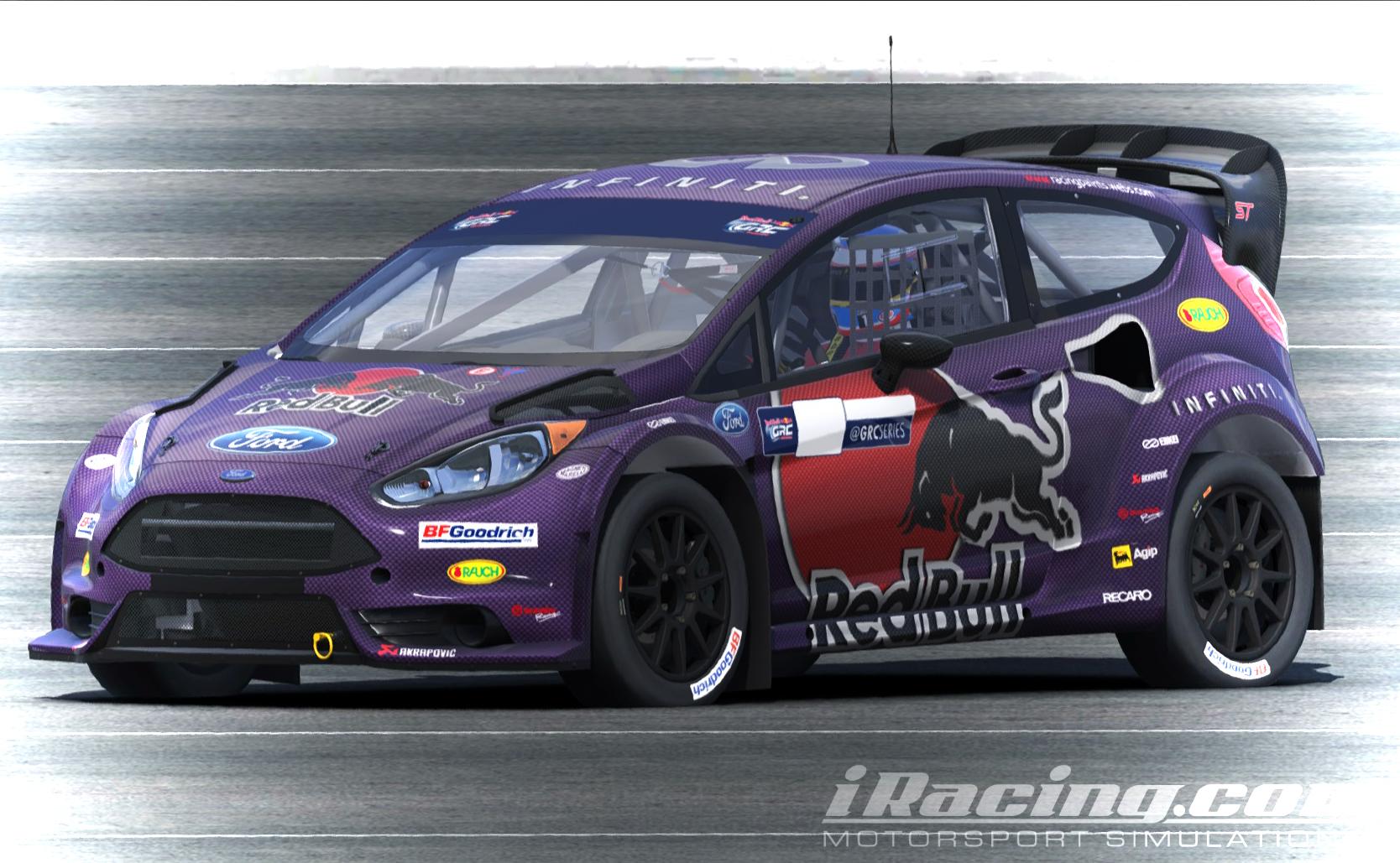 Preview of Ford Fiesta ST WRC CARBON RedBull Blu by Mitja M.