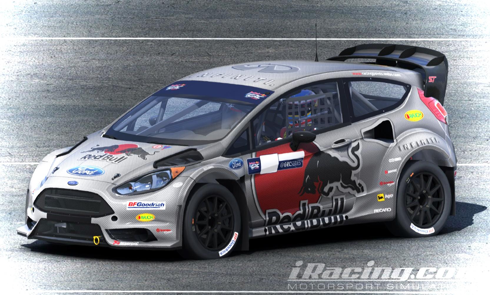 Preview of Ford Fiesta ST WRC CARBON RedBull Blu by Mitja M.