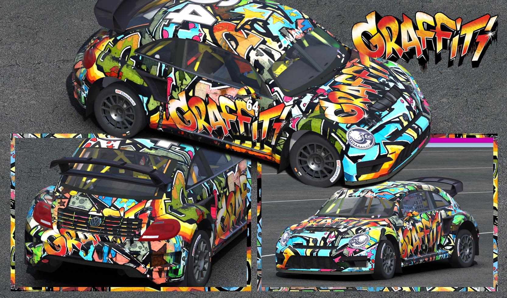 Preview of VW Beattle Graffiti by Clyde Coman
