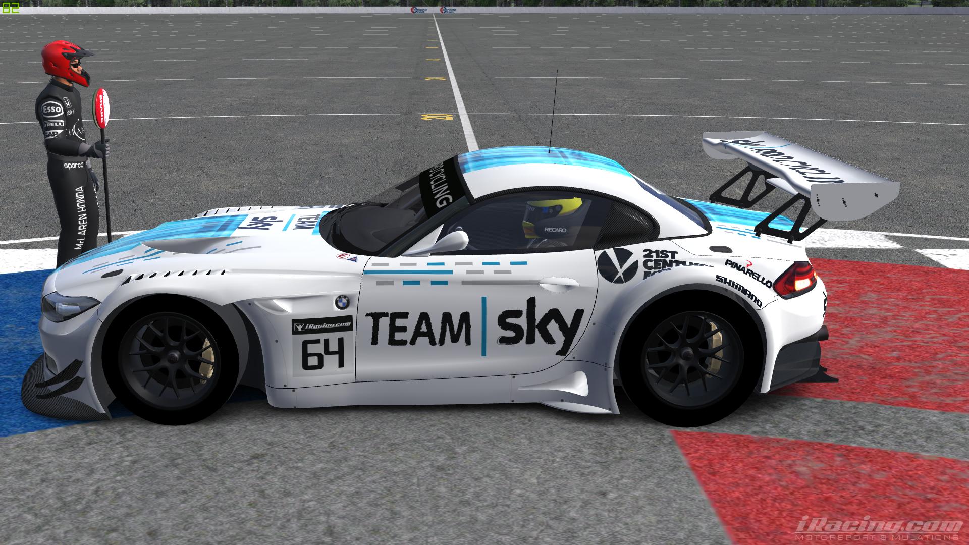 Preview of BMW Z4 GT3 Team Sky 2018 by Sebastian Roldan