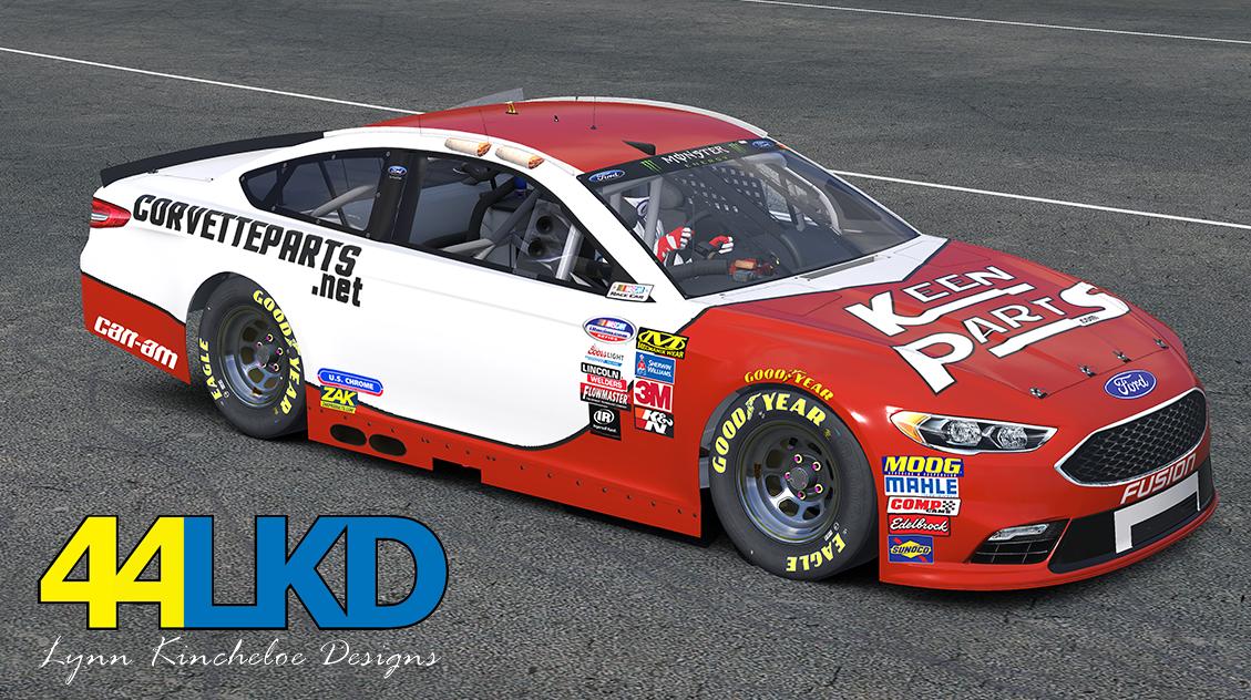 Preview of Matt DiBenedetto - 2018 Keen Parts/CorvetteParts.net Ford Fusion by Lynn Kincheloe