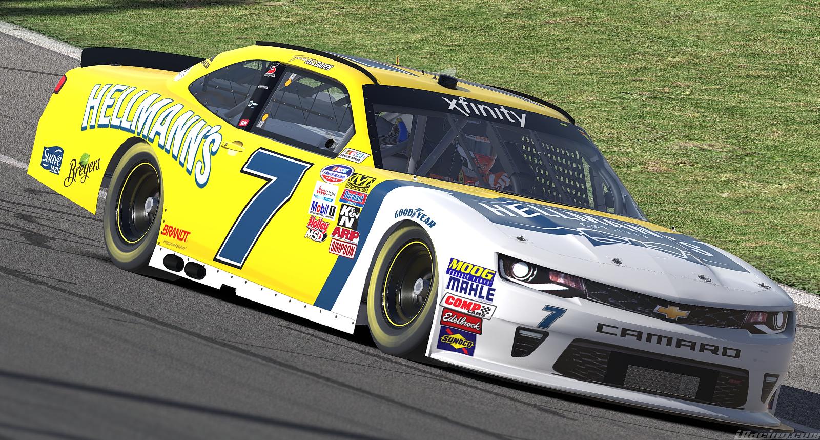Preview of 2018 Justin Allgaier Hellmanns Camaro by Ben Horton
