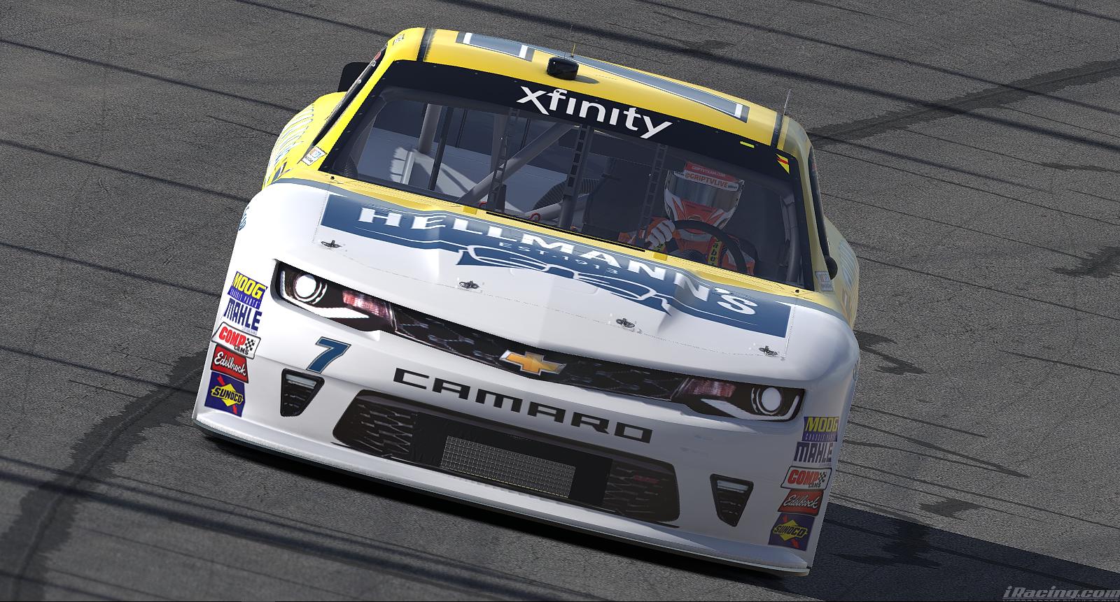 Preview of 2018 Justin Allgaier Hellmanns Camaro by Ben Horton