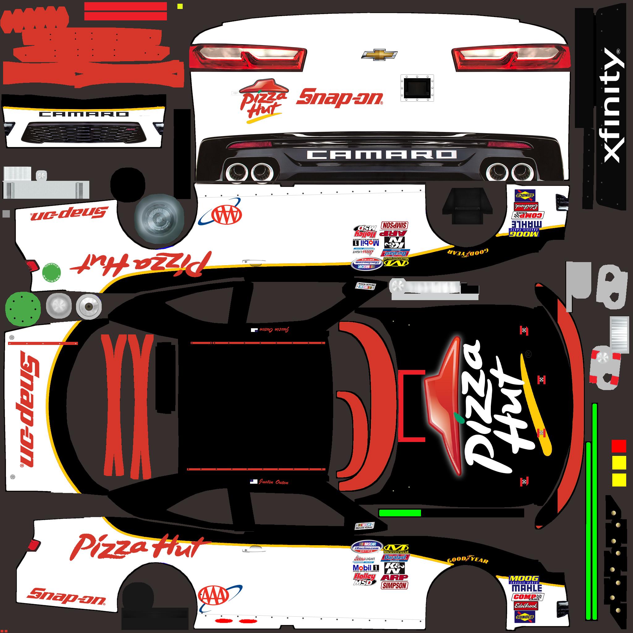 Preview of Pizza Hut Chevy Camaro by Justin Outen