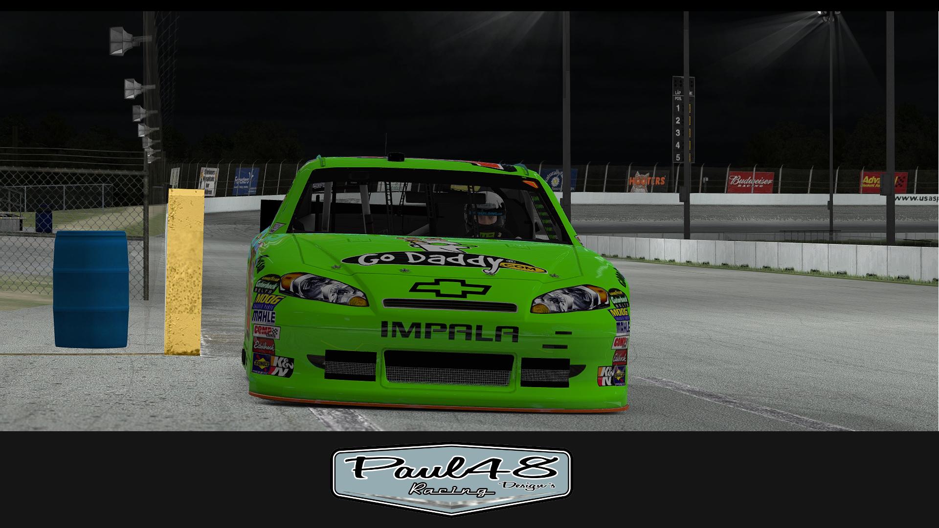 Danica Patrick #7 GoDaddy – Impala 1:24 Elite, Saint-Patrick 2012, Action/RCCA
