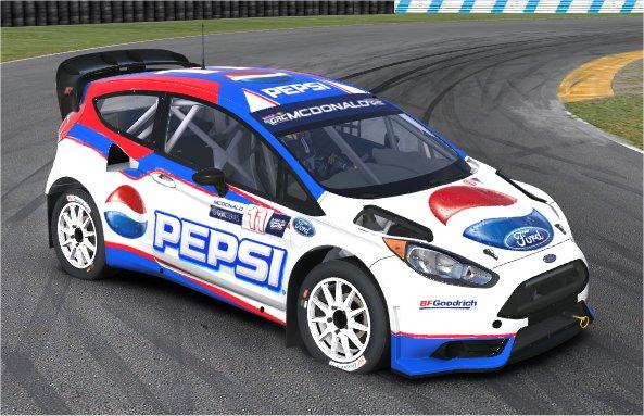 Pepsi Rally Car Pepsi by Ken McDonald - Trading Paints
