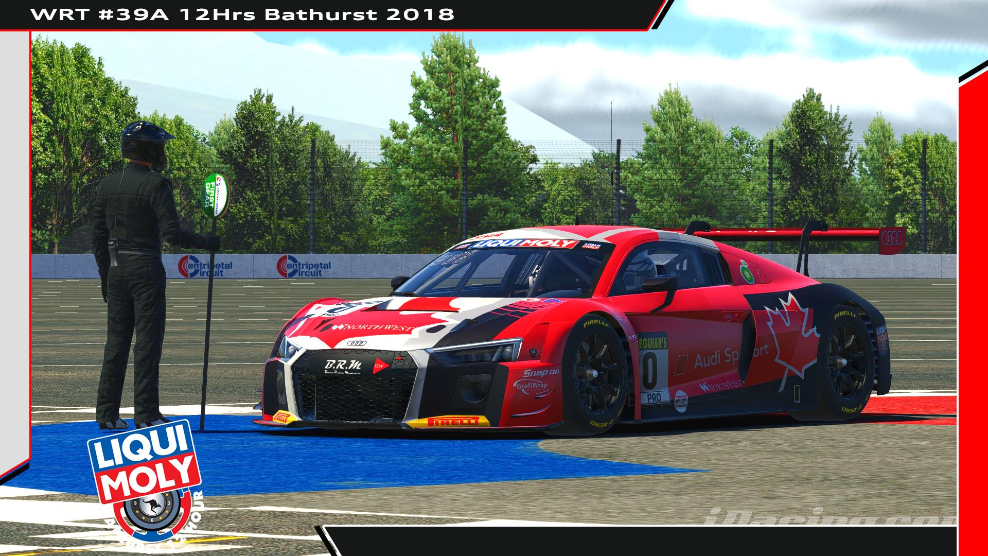 Audi R8 LMS GT3 WRT 39A 12Hrs Bathurst 2018 by Gio J J. - Trading Paints