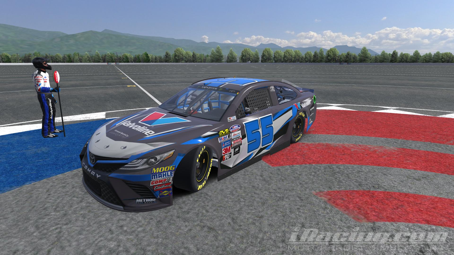 Preview of #75 David Higgins inspired Toyota MENCS cup car by Declan White
