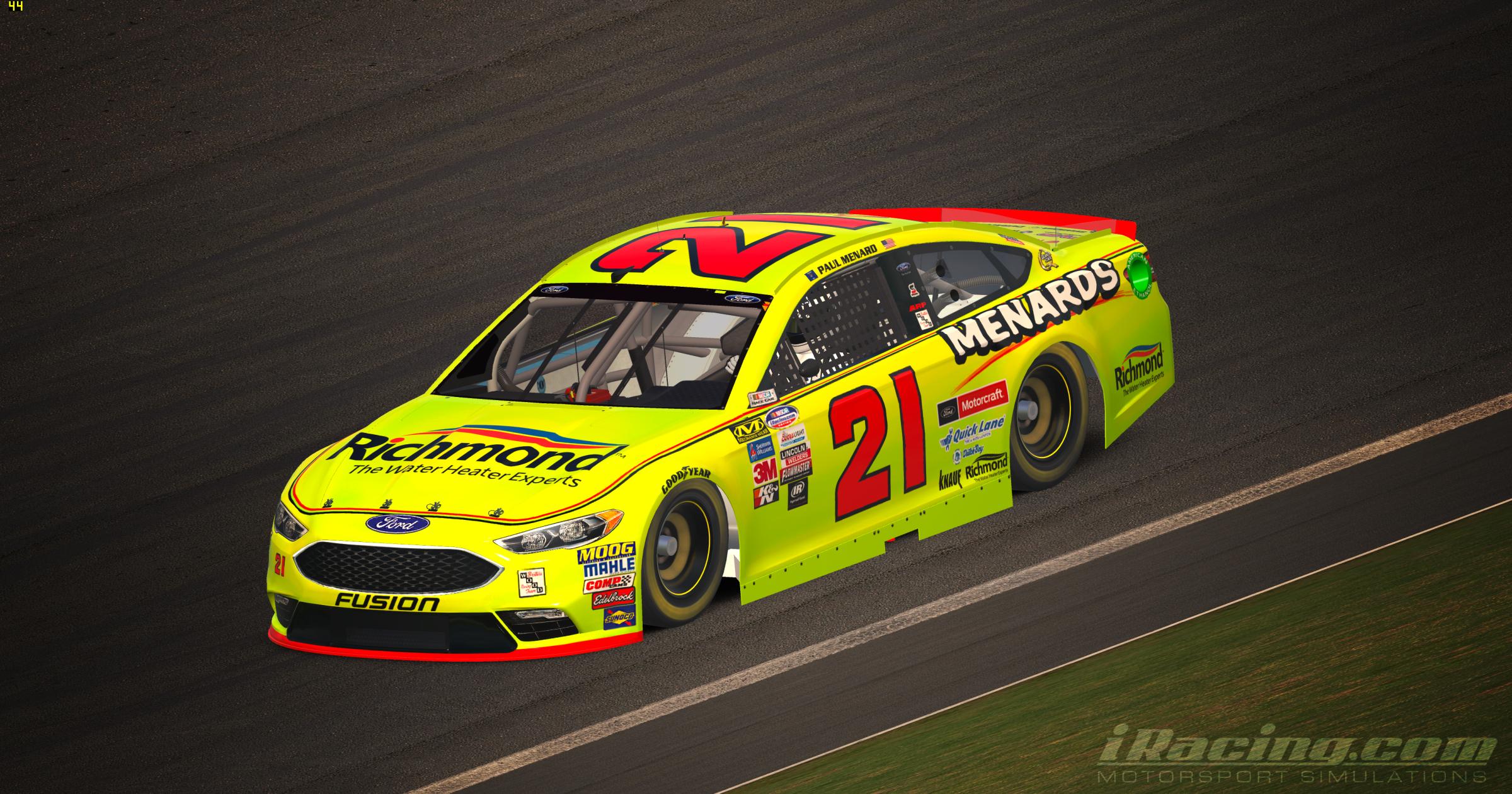 Paul Menard 2018 Richmond Water Heaters by Tyler King Trading Paints